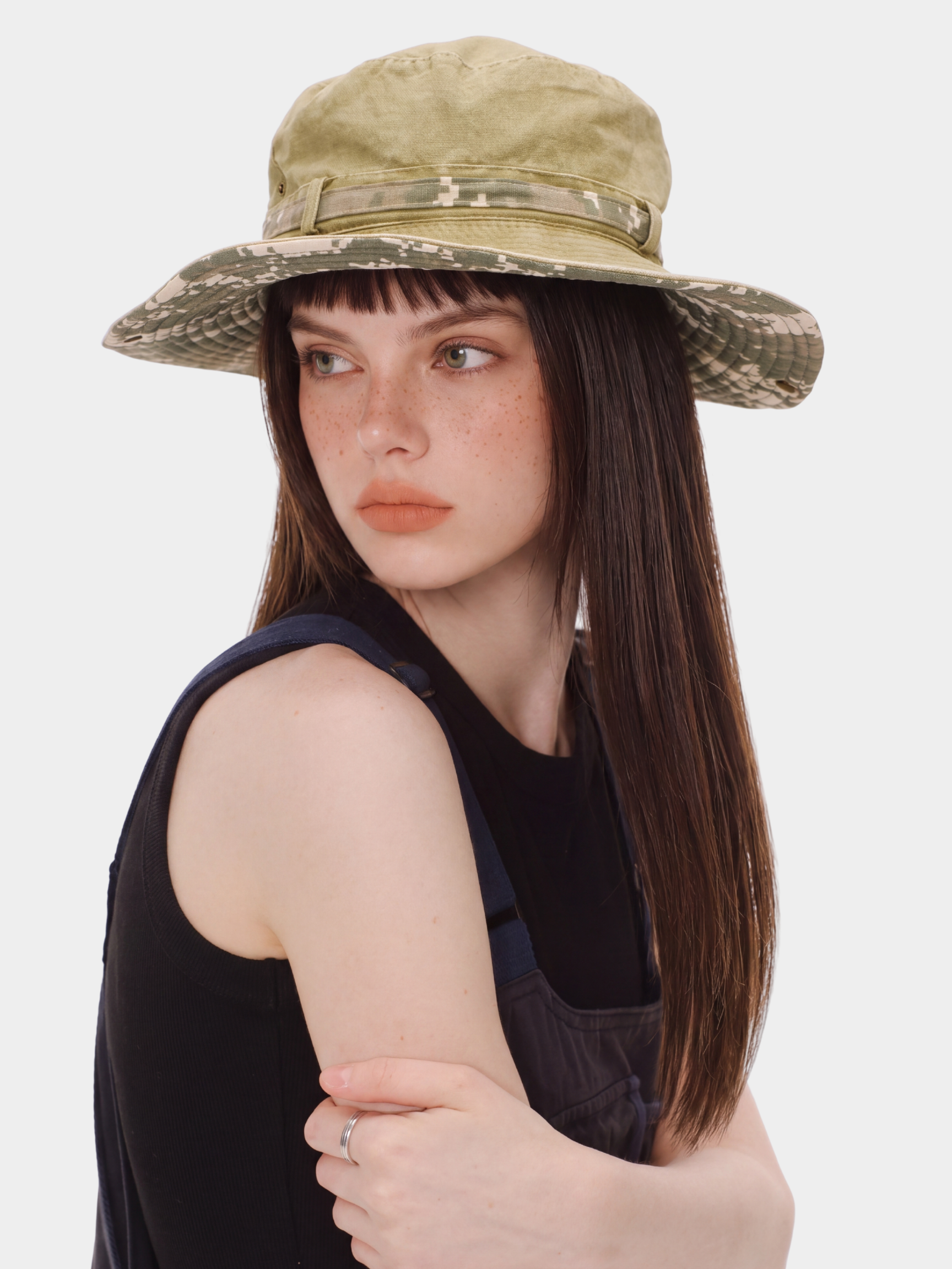 FadeCam - UPF50+ Protection Washed Camouflage Sun Bucket Hat