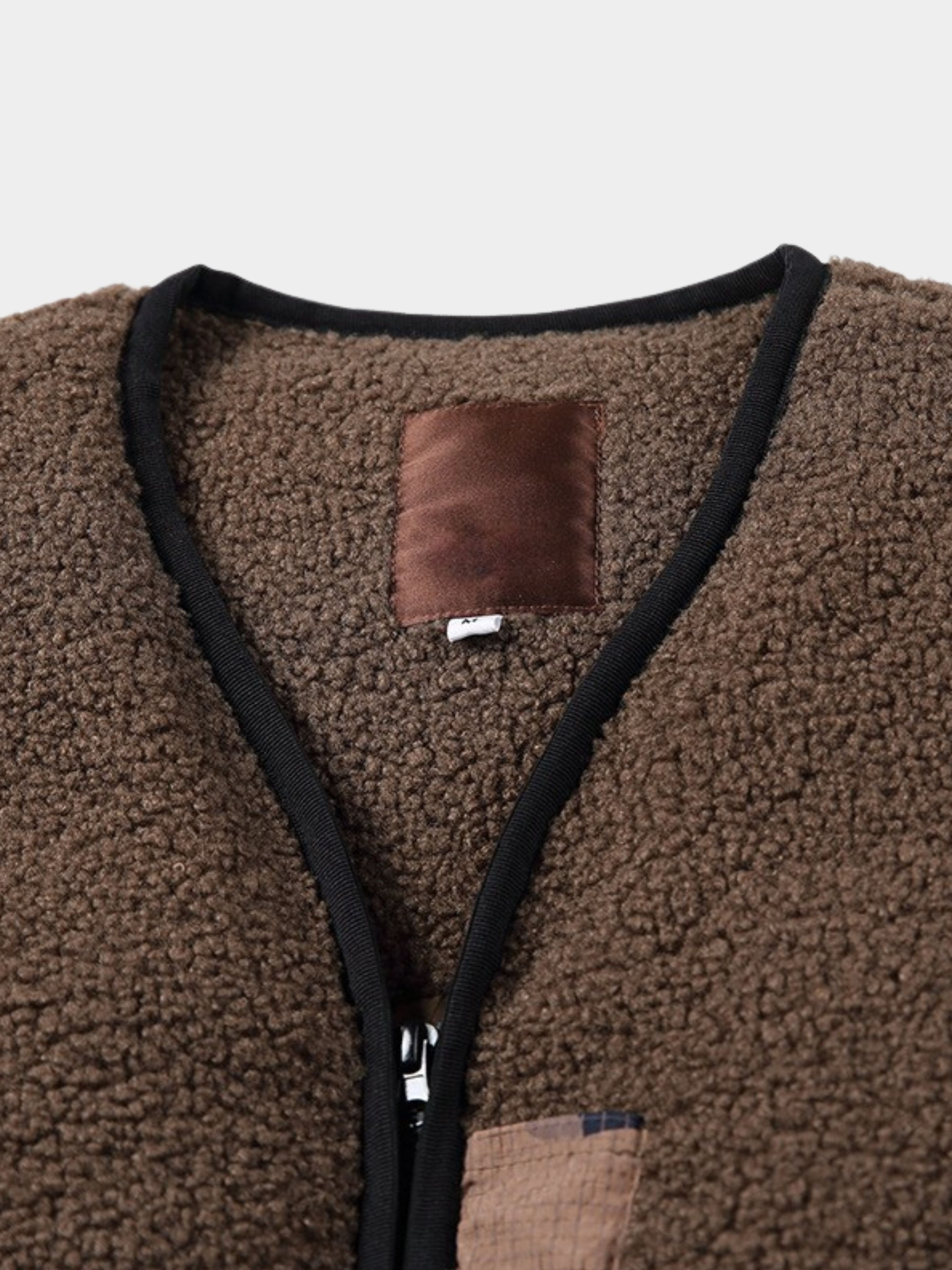 HeatClip - Men's Camouflage Pocket Contrast Sherpa Down Vest