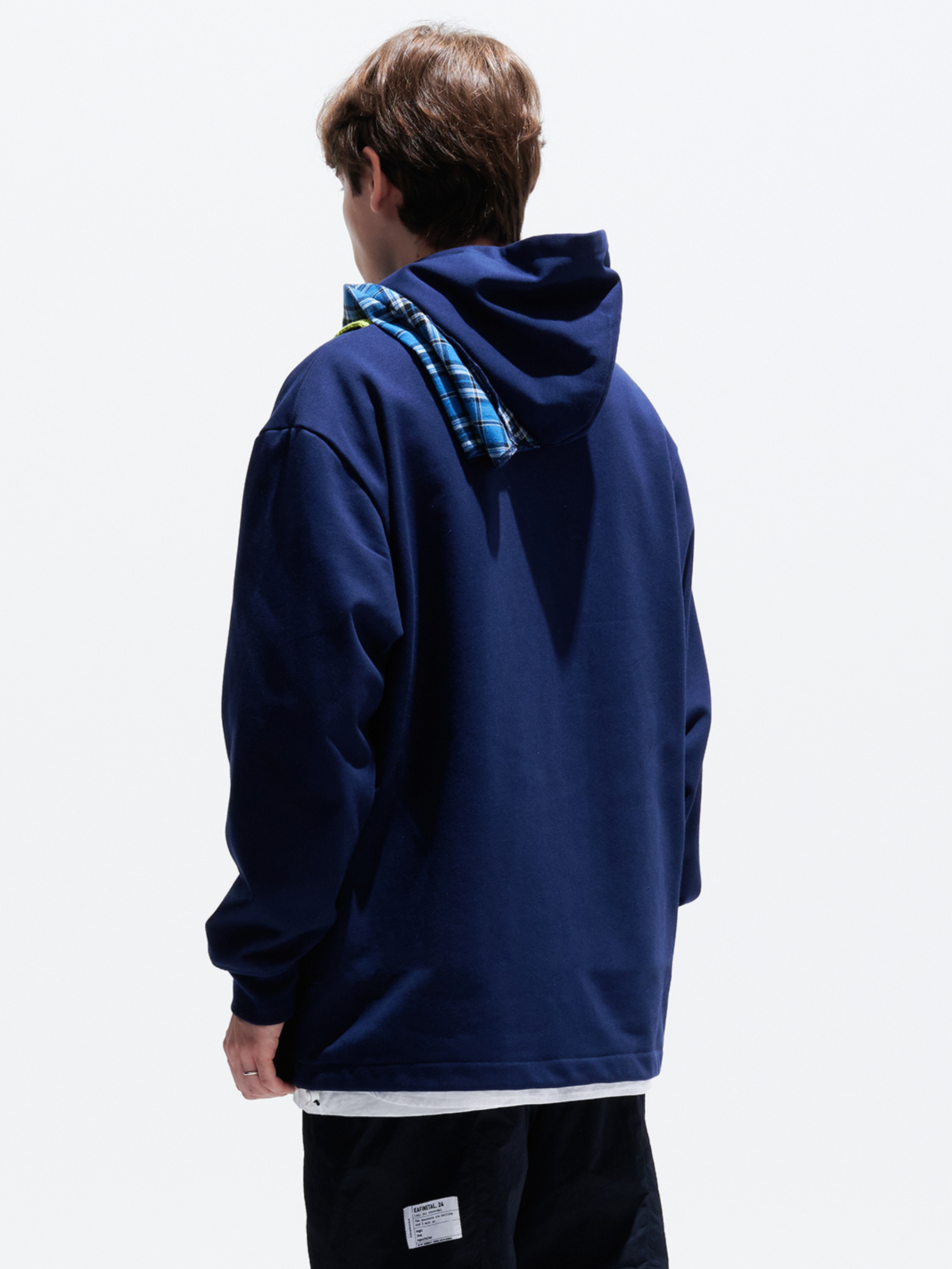 CanyonGo - Unisex Asymmetric Scarf Patchwork Hoodie Jacket