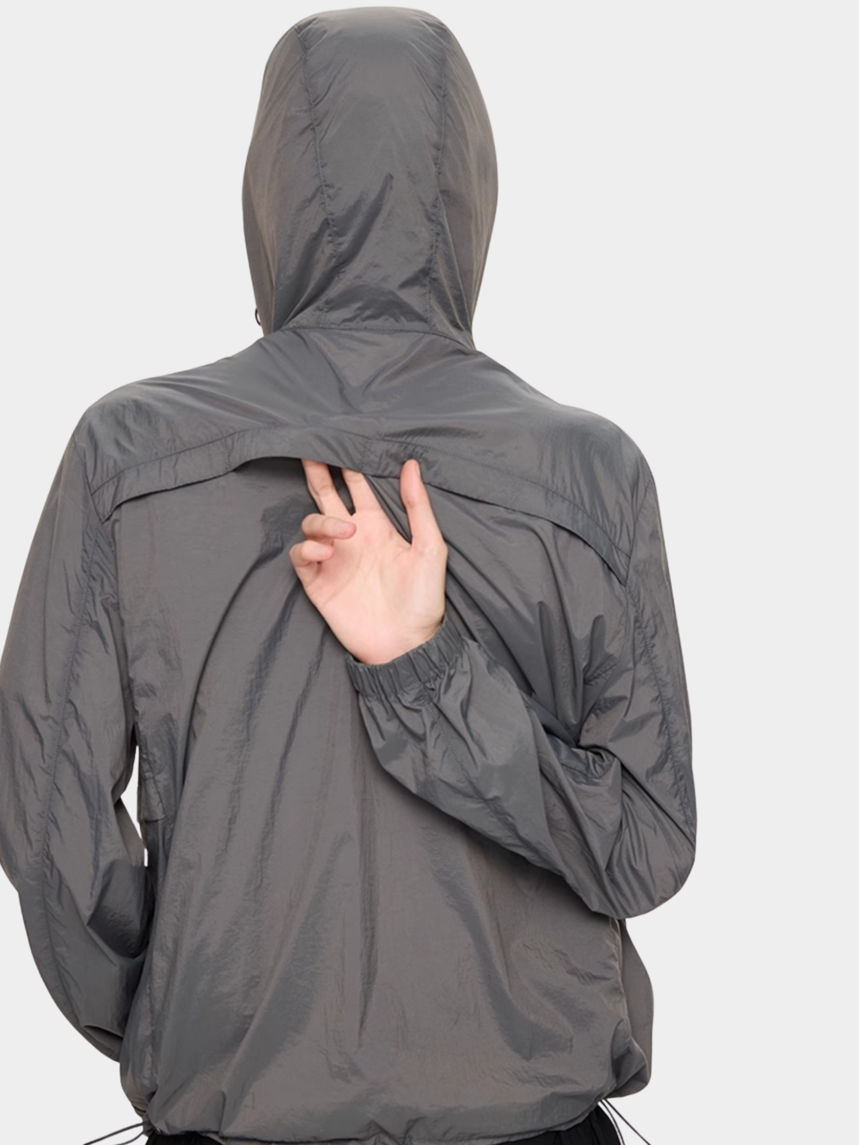 DustBase - Unisex UPF50+ Asymmetrical Zipper Antibacterial Jacket