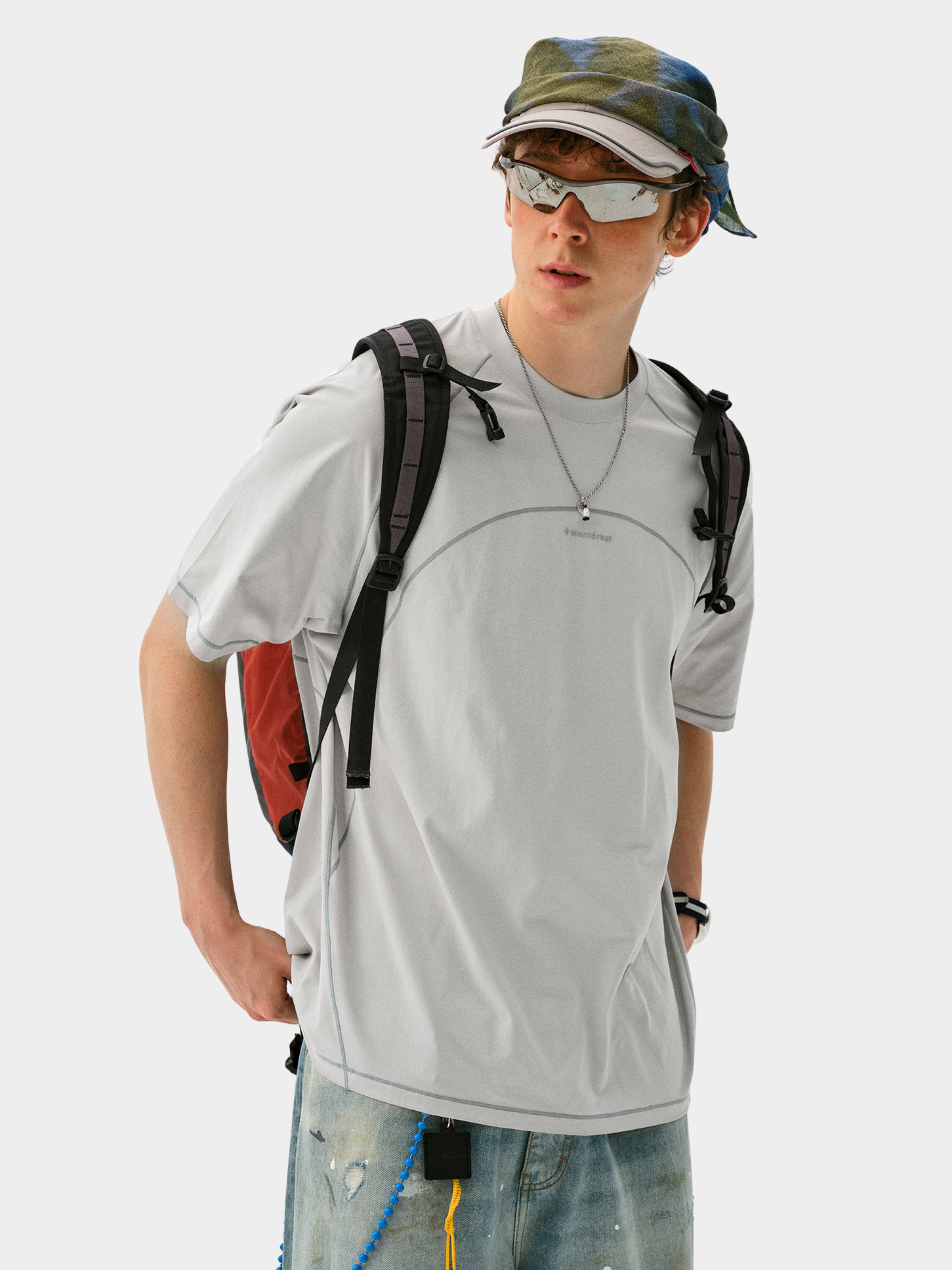 Emberreach - UPF50+ Moisture-Wicking Antibacterial Crewneck T-Shirt