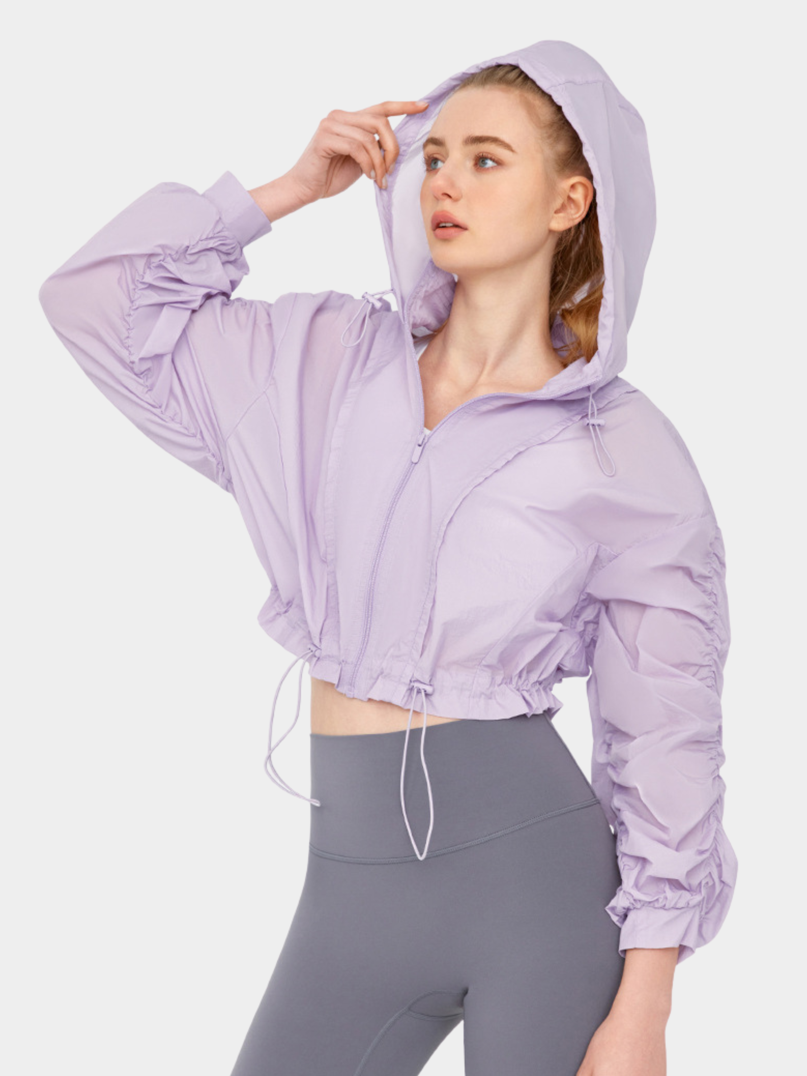 MesaCrate - Women's Lightweight Breathable Waist-Adjustable Jacket GONGGAR SPORTS