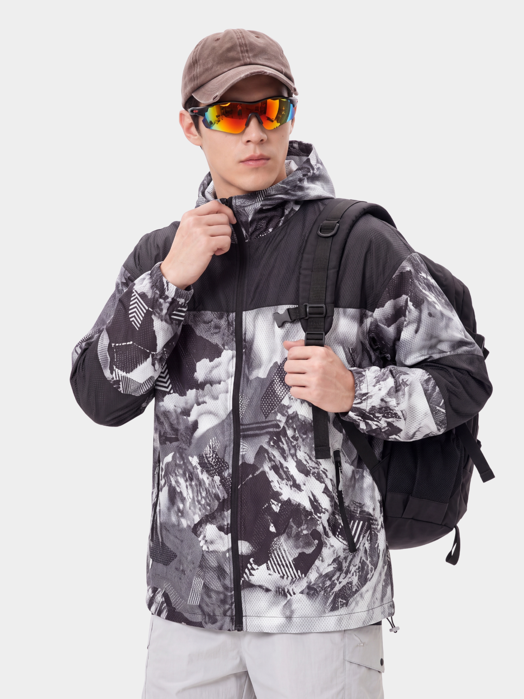 RayVeil - Men's UPF 100+ Lightweight Cooling Sun Protection Jacket