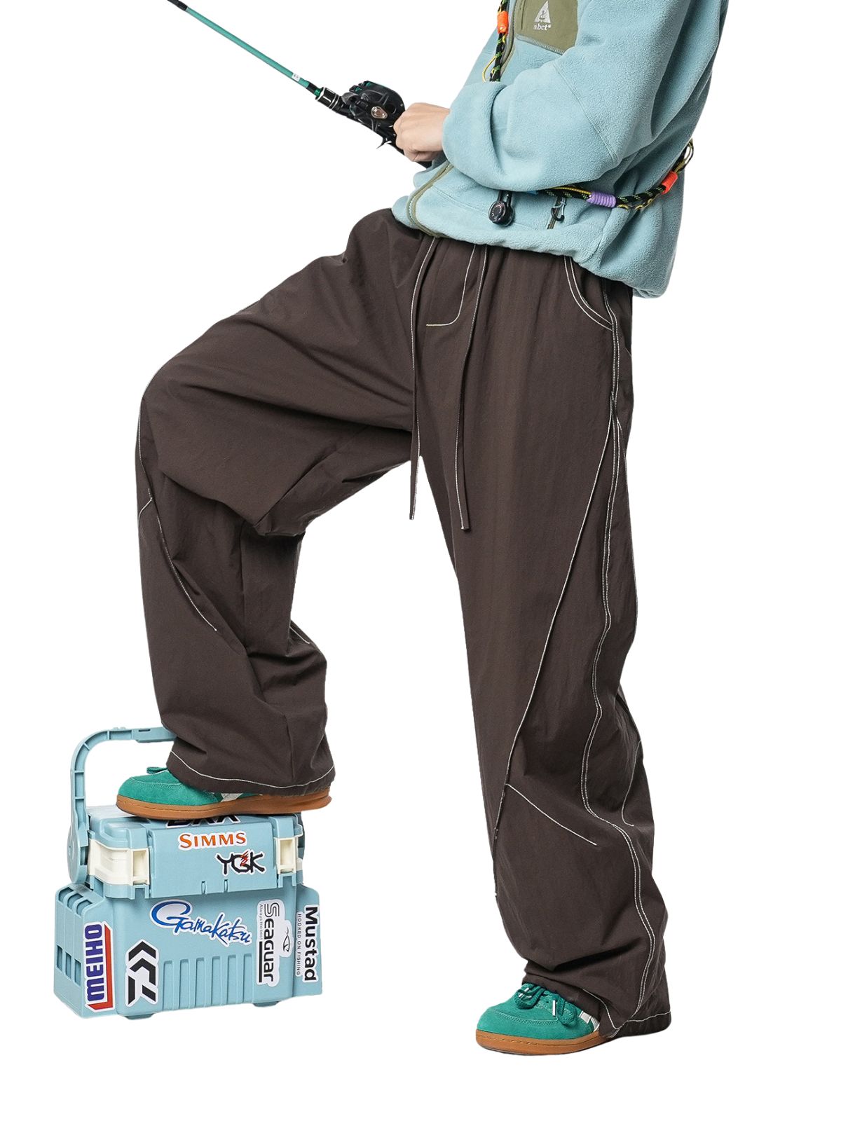 Cragstep - 90% Duck Down Deconstructed Straight-Leg Puffer Pants