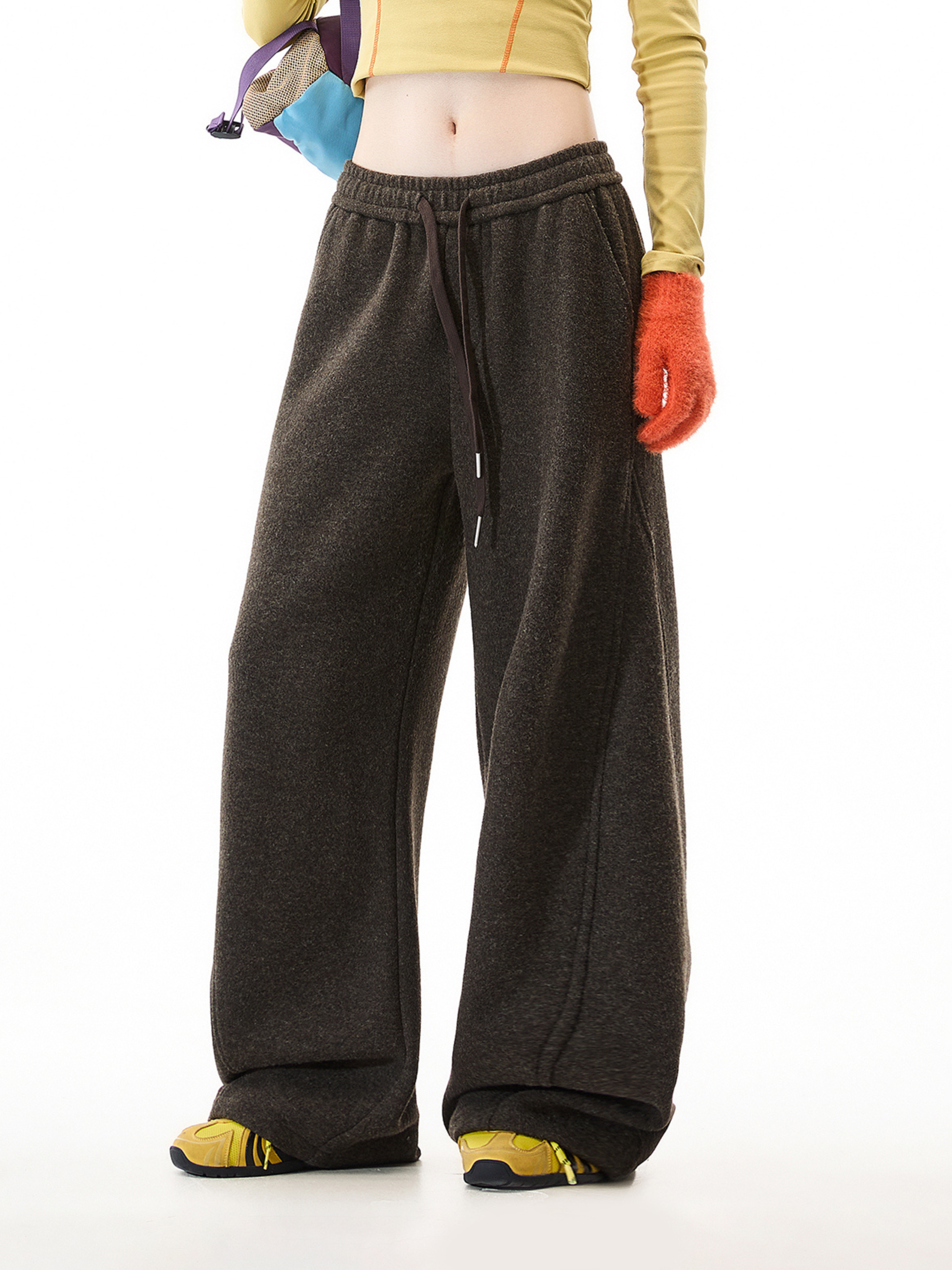 Quell - Women's Wool-Blend Heavy Drape Relaxed Pants
