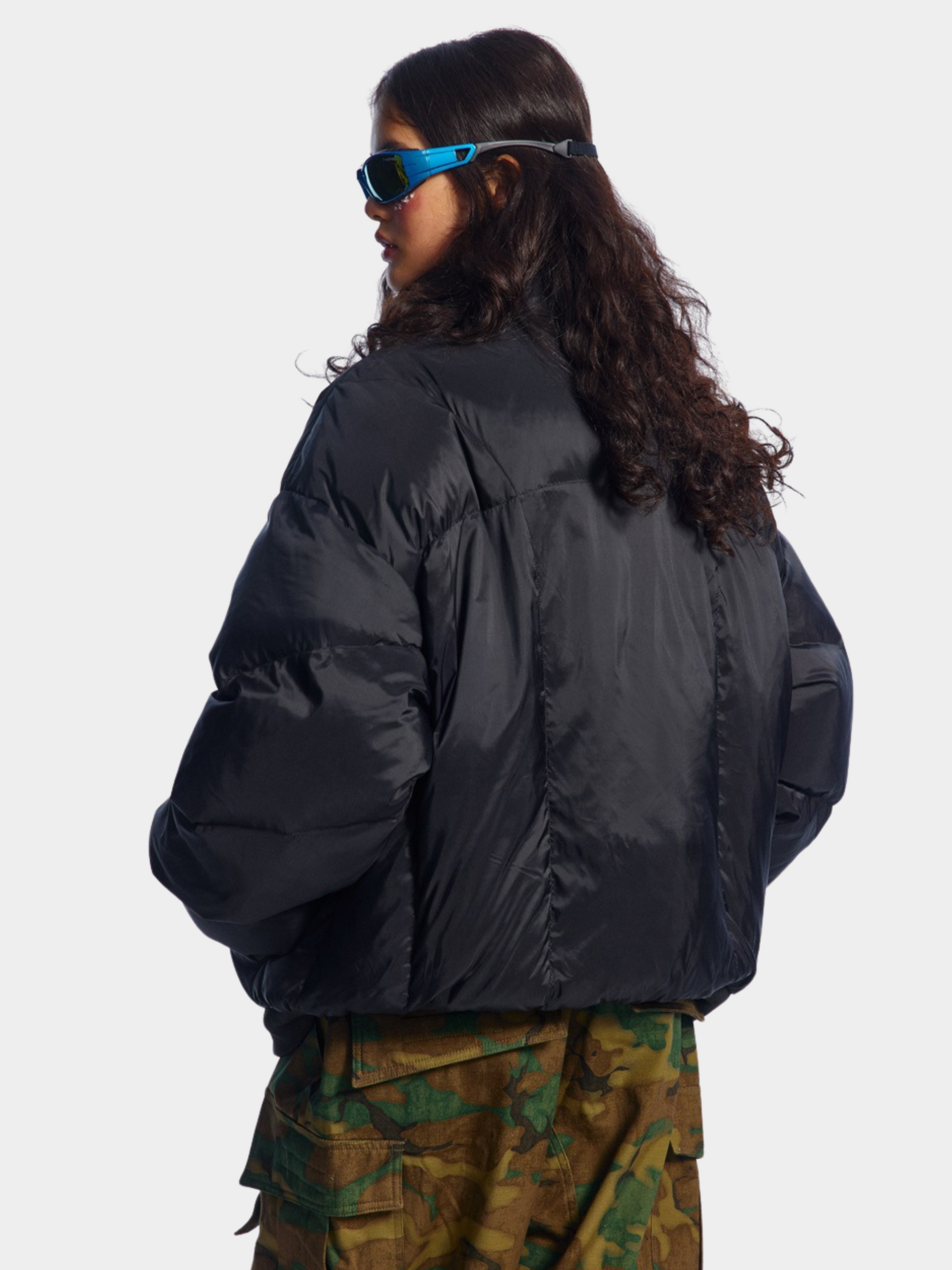 RavenDash - Women‘s 90% White Duck Down High Collar Puffer Jacket GONGGAR SPORTS