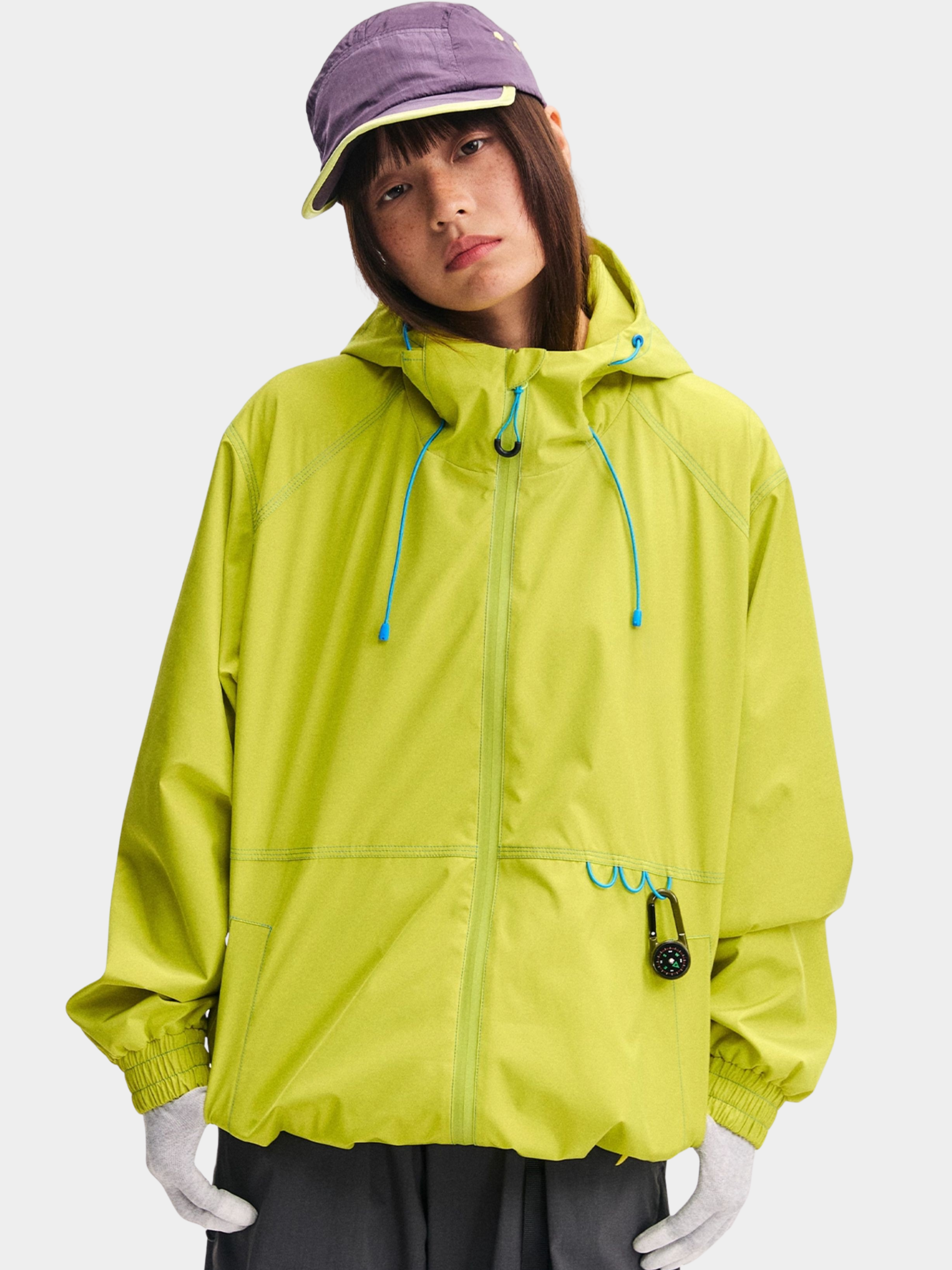 EchoDeck - Teflon® Triple-Defense Colorblock Drawstring Jacket