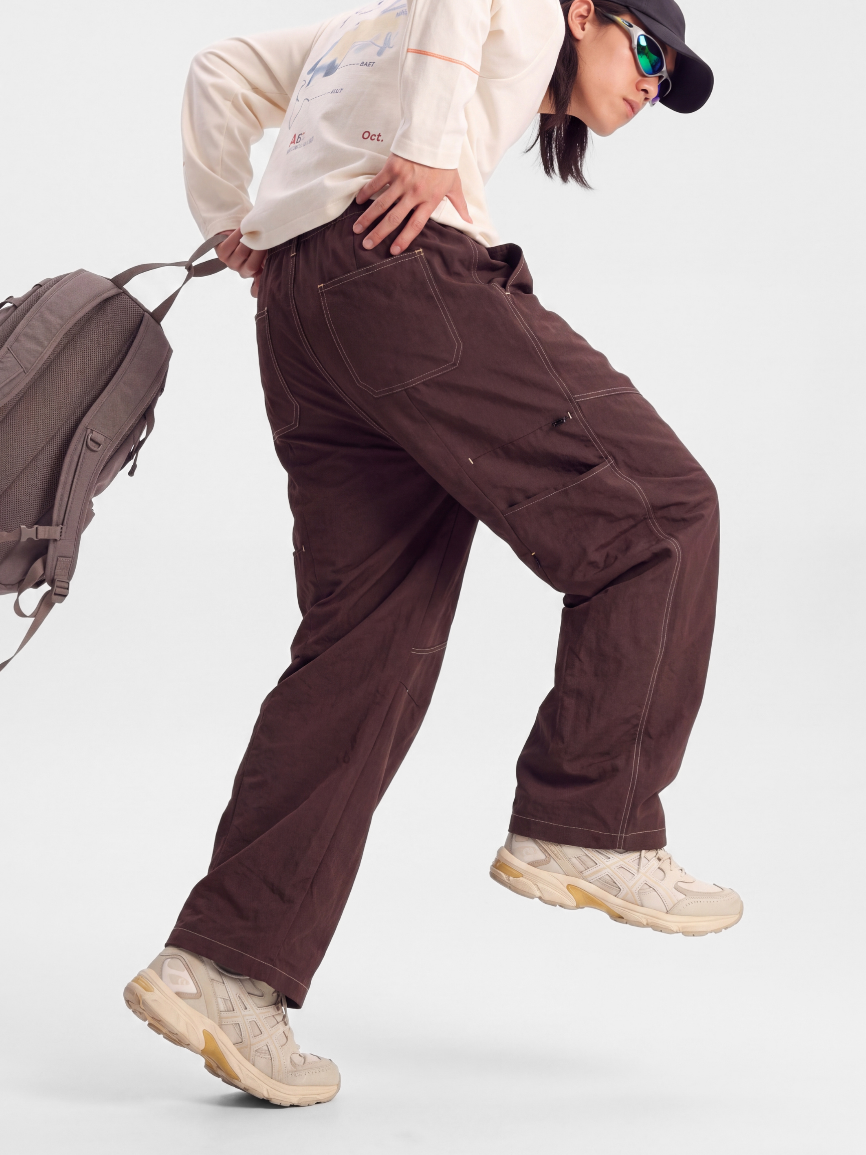 TrailDrape - Unisex Water-Repellent Multi-Pocket Utility Pants