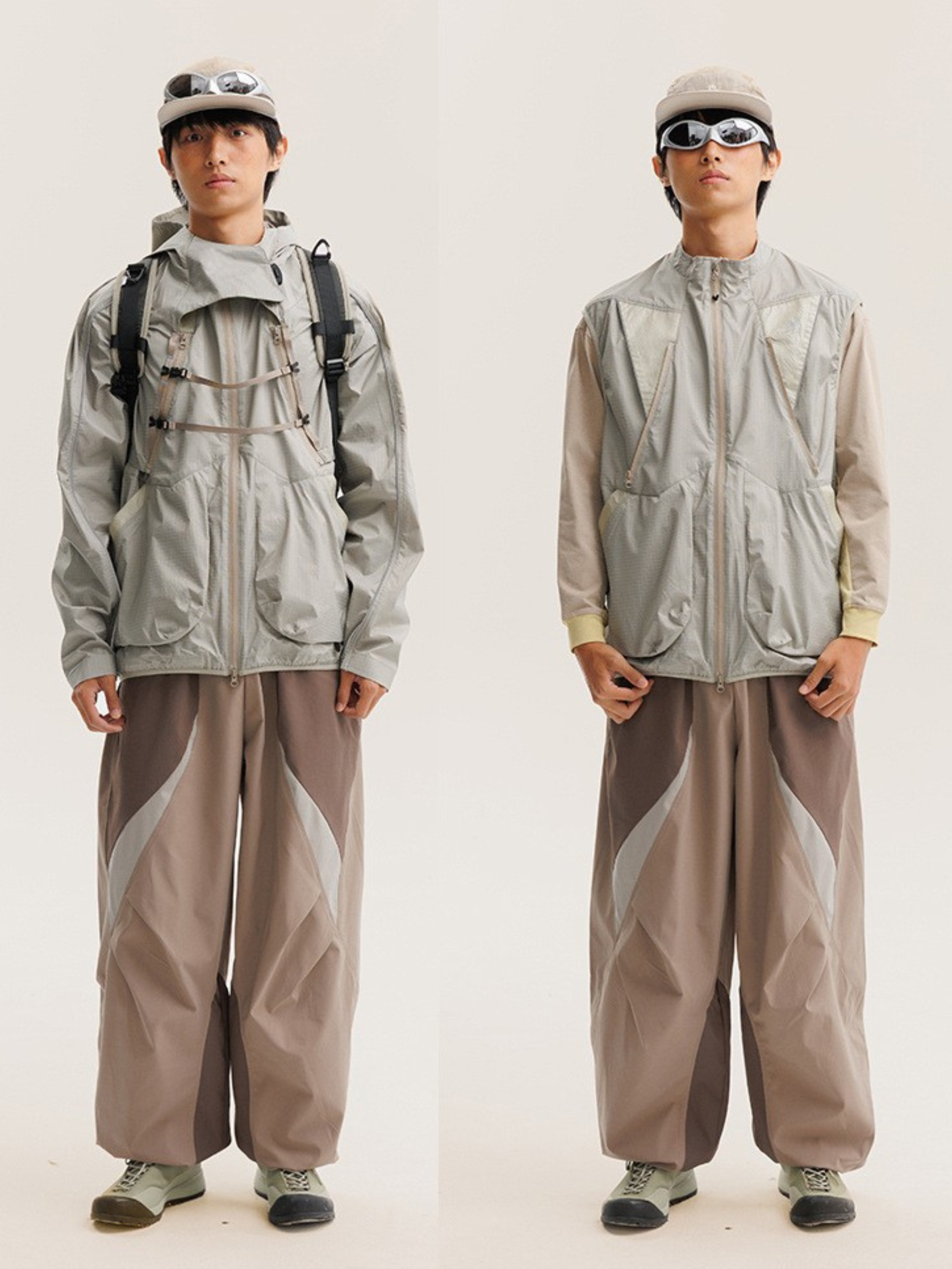 GT ONE - Unisex Water-Repellent Detachable Shell Jacket