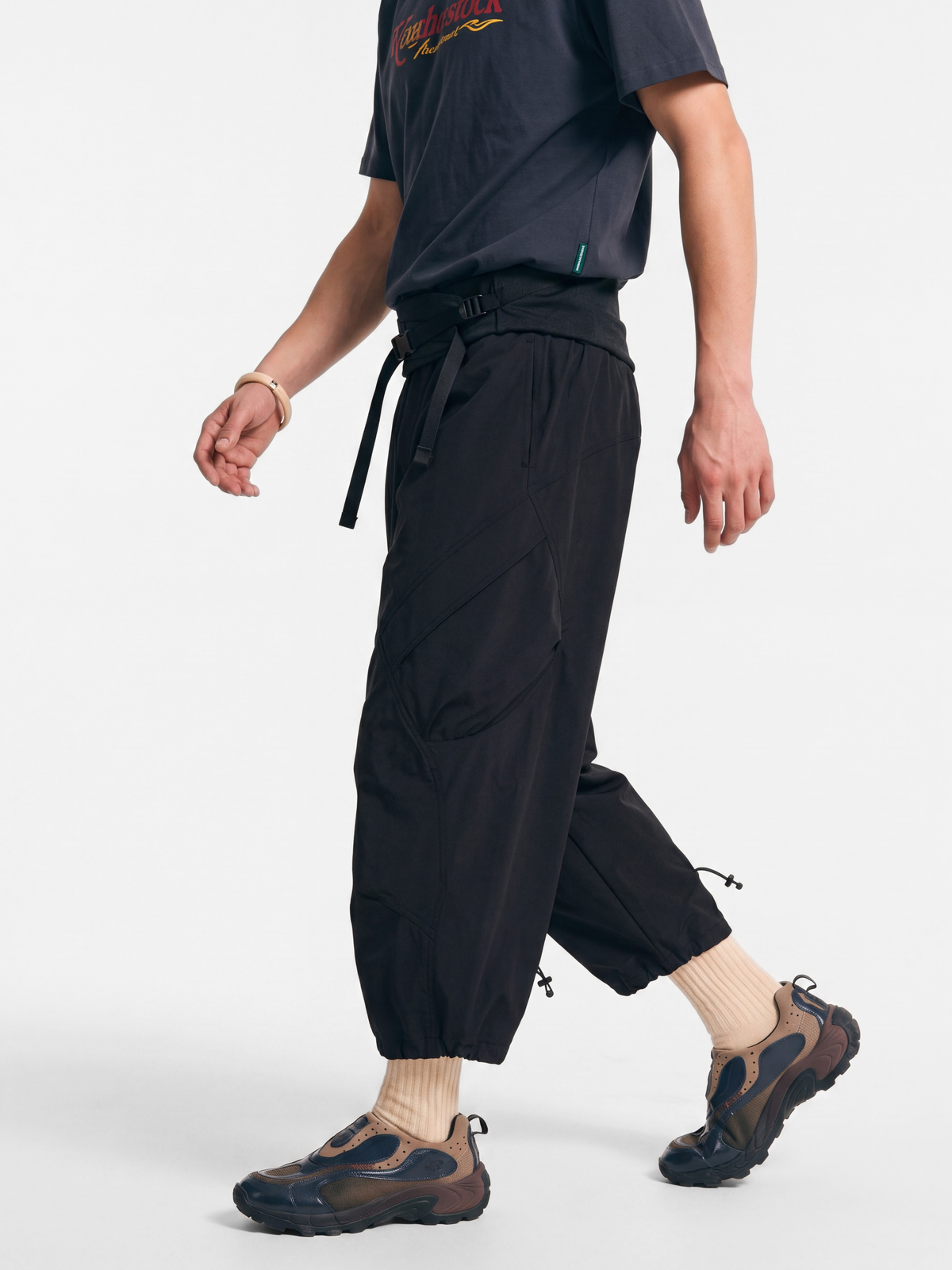 FoldDraw - Quick-Dry Adjustable Pleated Lightweight Cropped Pants