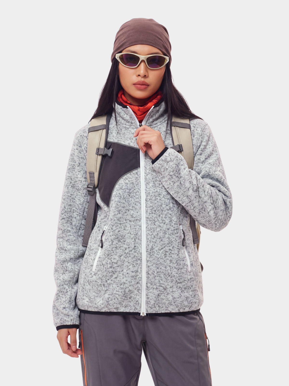 EdgeGlide - Unisex Wrinkle-Resistant Lightweight Thermal Fleece Jacket