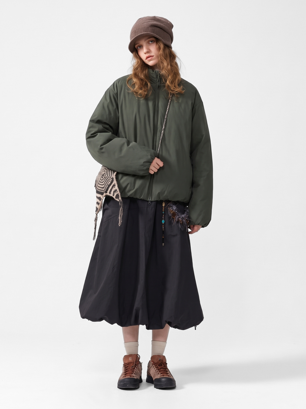 Thawpath - 90% White Duck Down Stand Collar Jacket