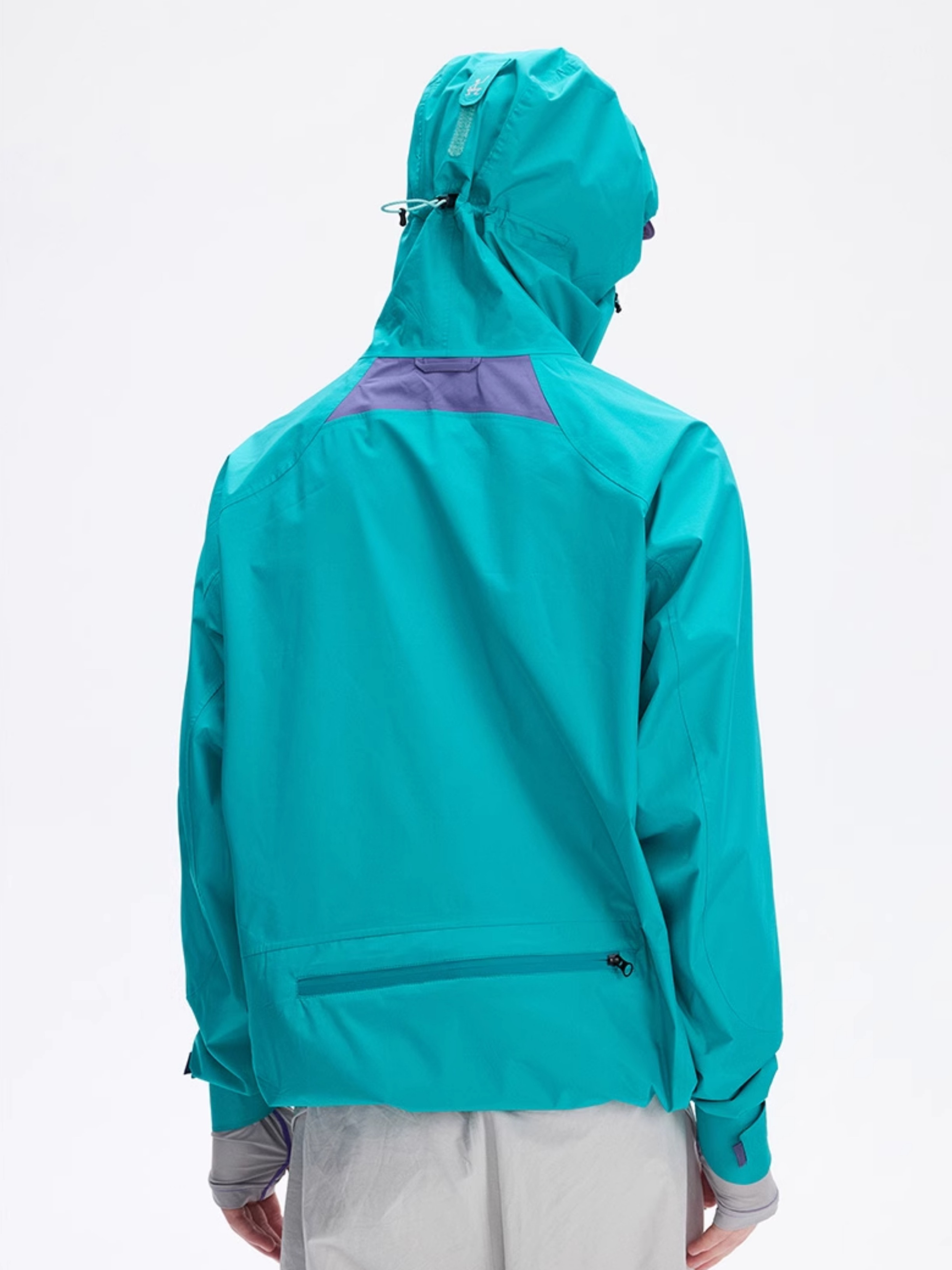 Ashcrack - Unisex Teflon™ 3-Proof Adjustable Drawstring Shell Jacket