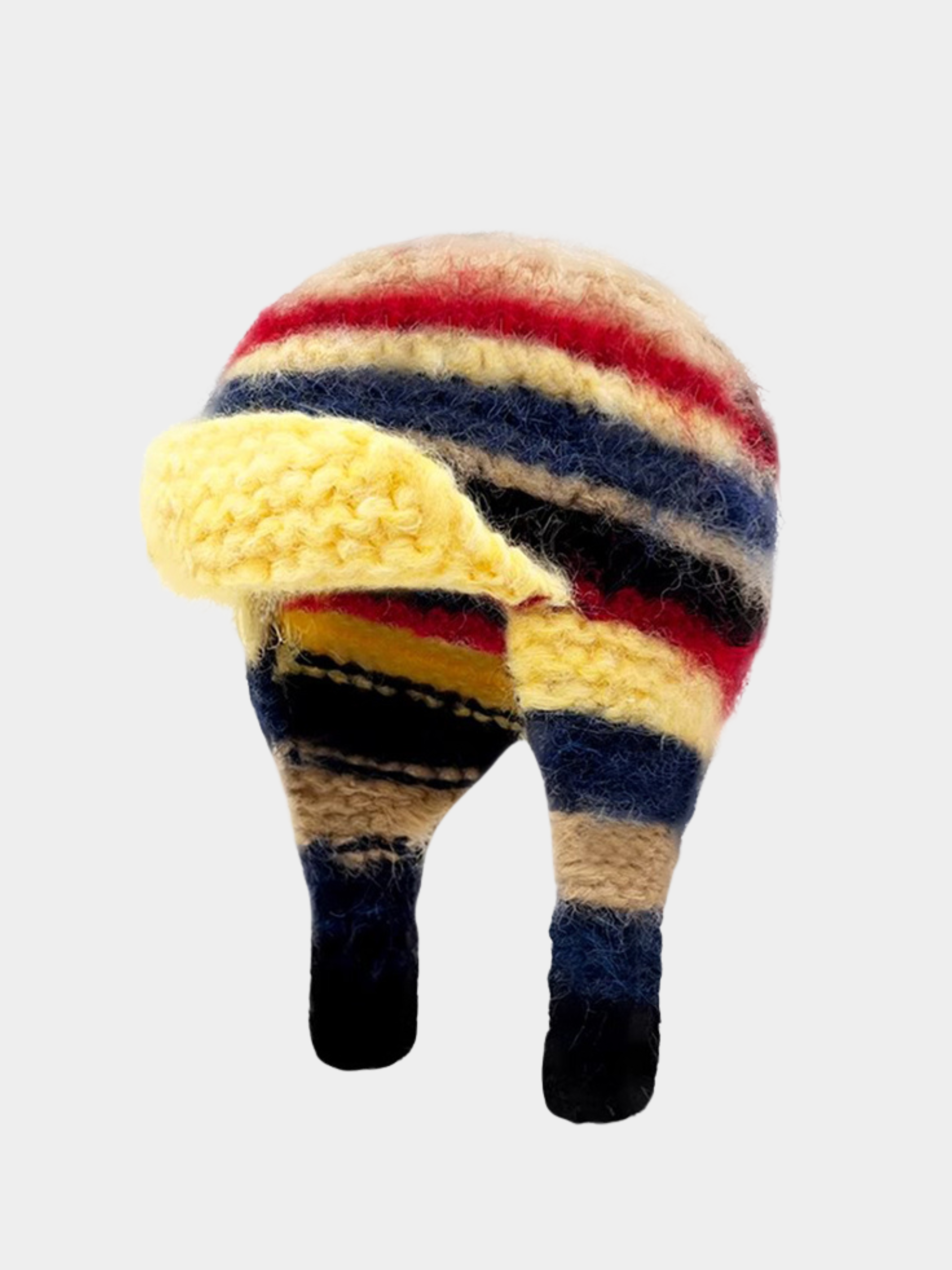 Moonveil - Colorblock Knit Aviator Hat