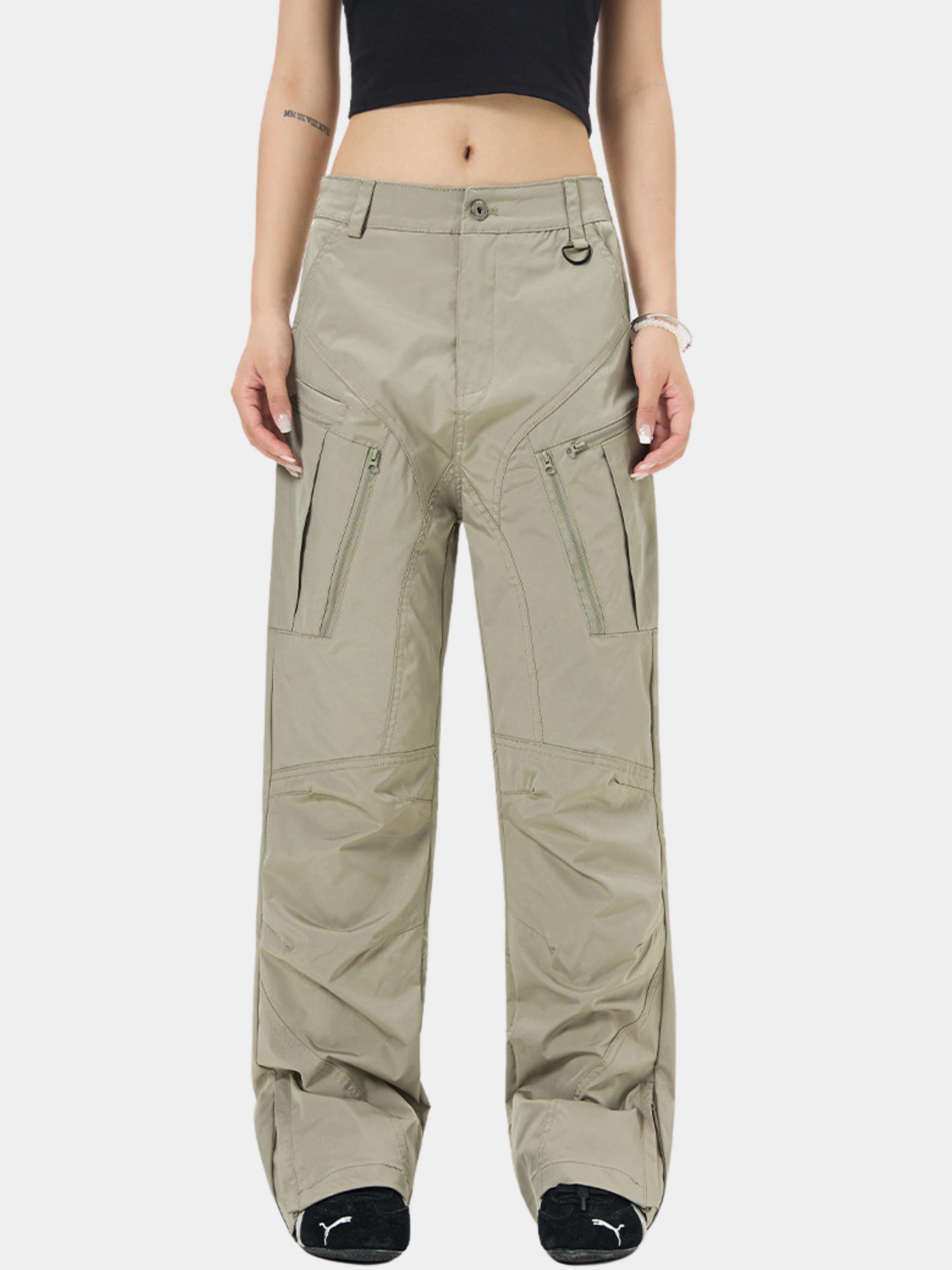 Aquastep - Women's Slim Fit Tapered Cargo Pants