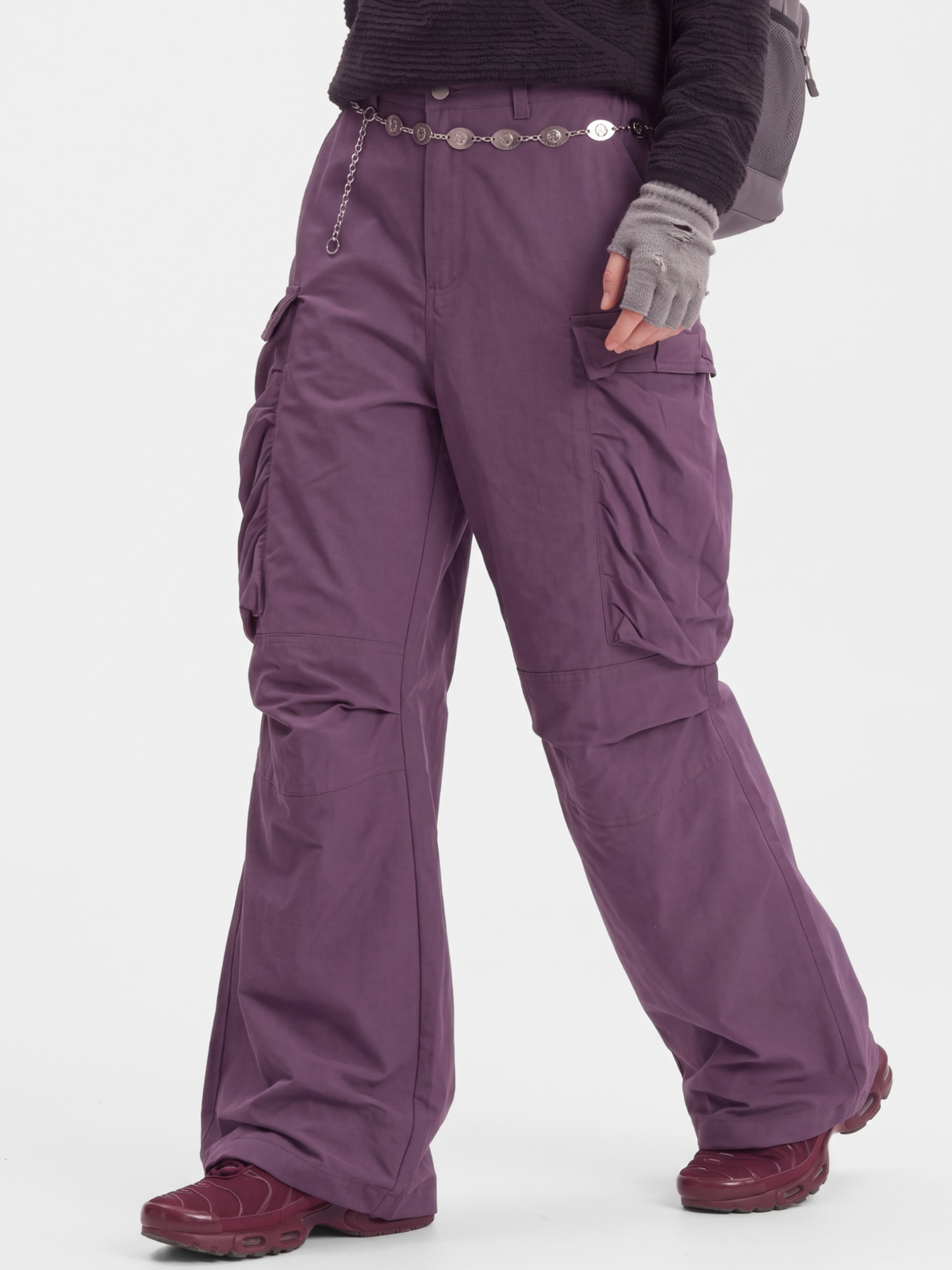 DualSway - Unisex Breathable Large Pockets Wide-Leg Cargo Pants