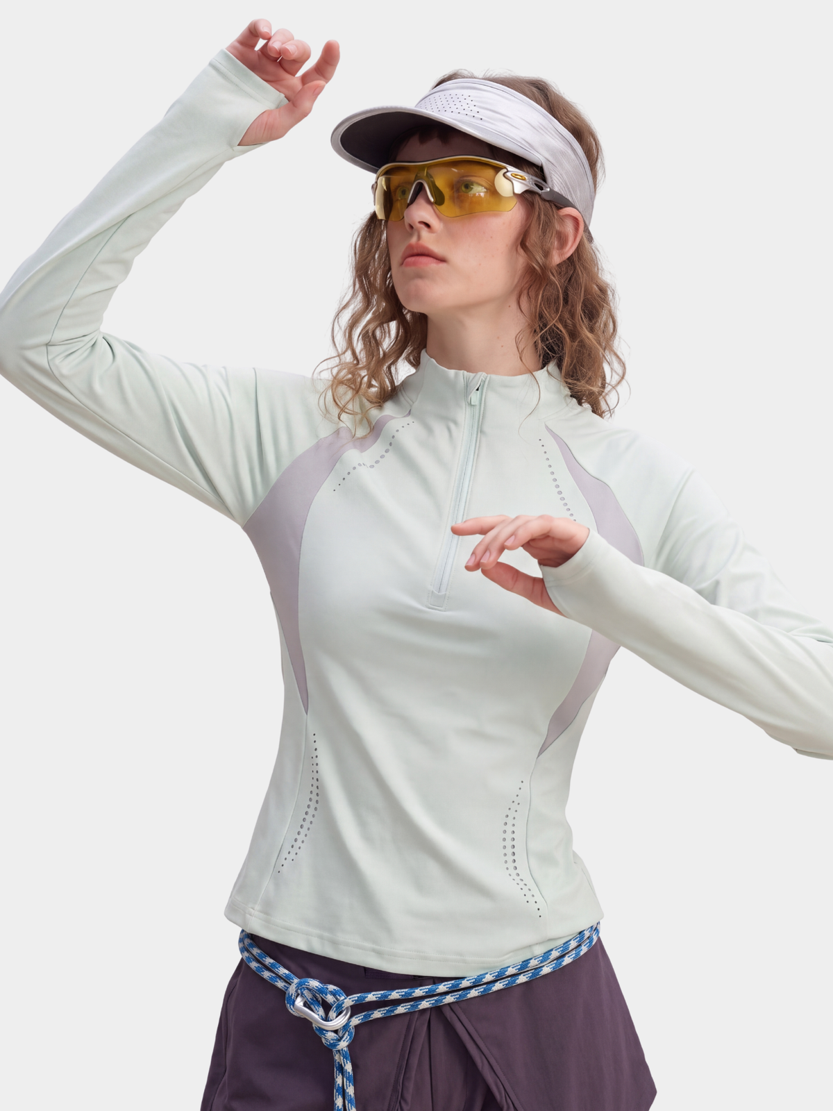 FlexTrail - Women's Moisture-Wicking Breathable Quick-Dry Long-Sleeve T-Shirt