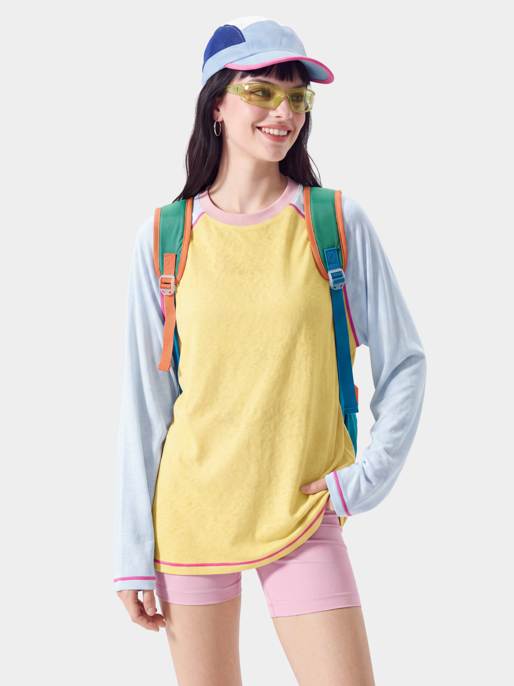 VentDrift - Women's Quick-Dry Breathable Color-Block T-Shirt