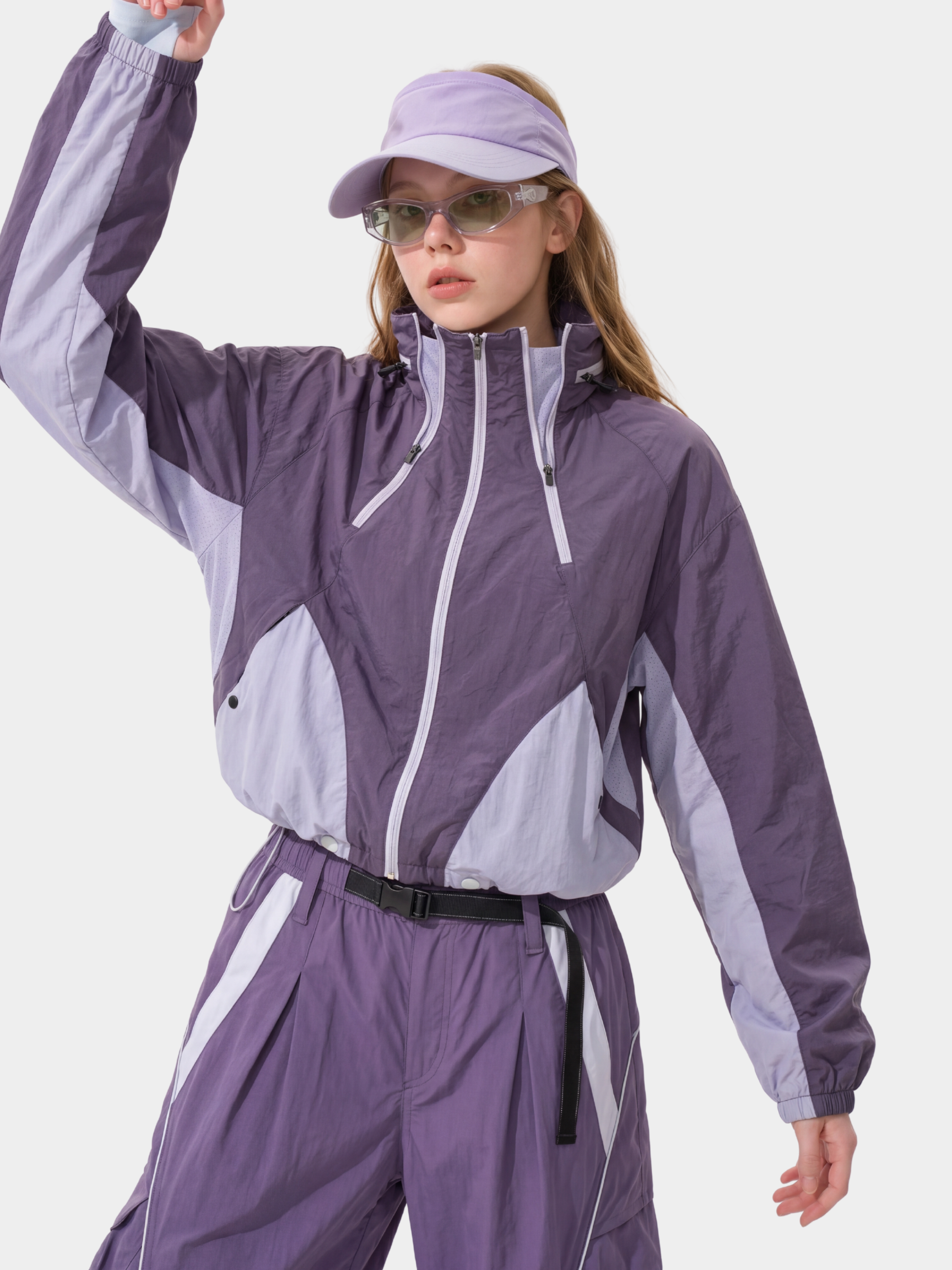 WideSkies - Women's UPF50+ Perforated Breathable Sun Protection Jacket