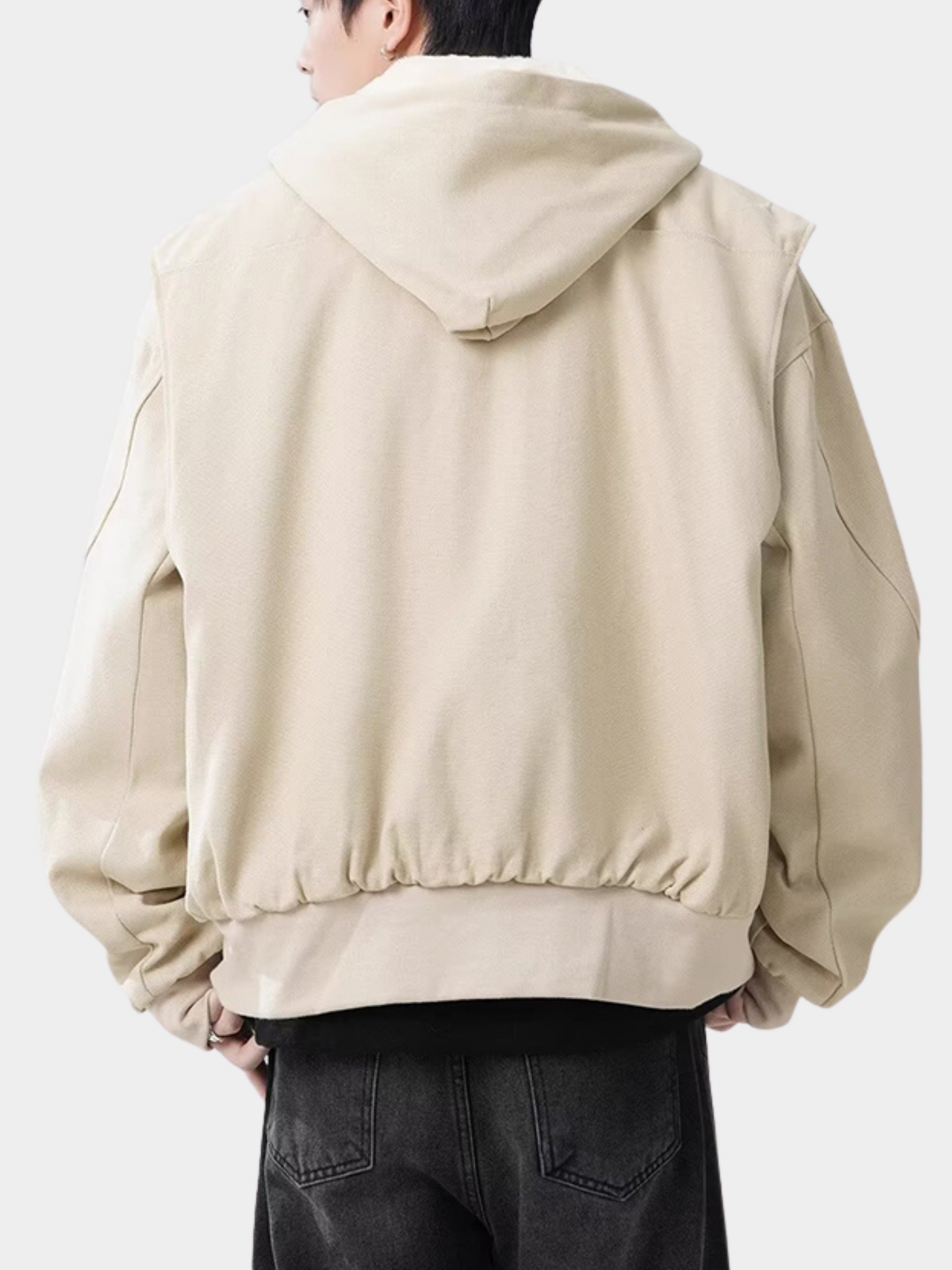 DryBag - Men's Fleece-Lined Thick Sweatshirt Jacket GONGGAR SPORTS