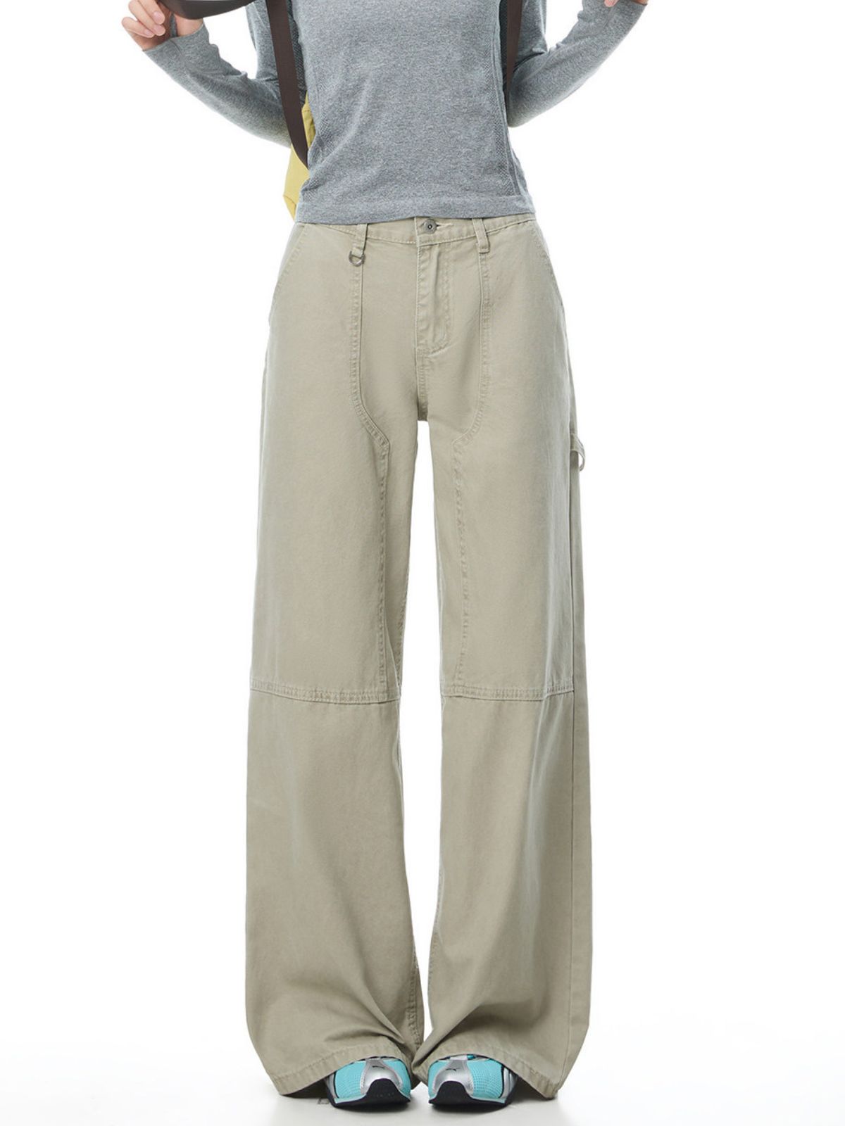Butteclimb - Women's Cotton Straight-Leg Utility Cargo Pants