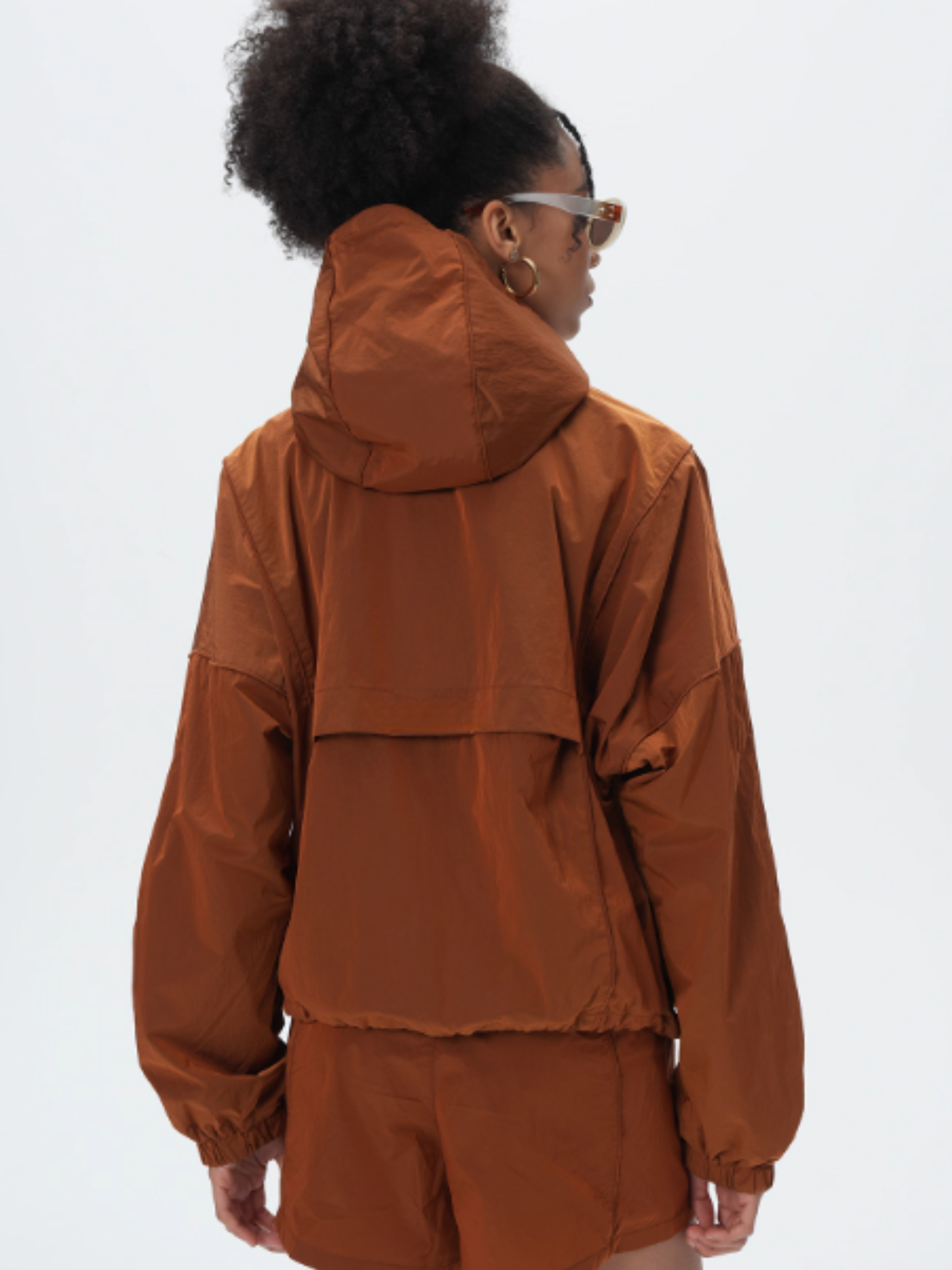 MesaPoint - Women's UV-Resistant Water-Repellent Windbreaker with Metallic Sheen GONGGAR SPORTS