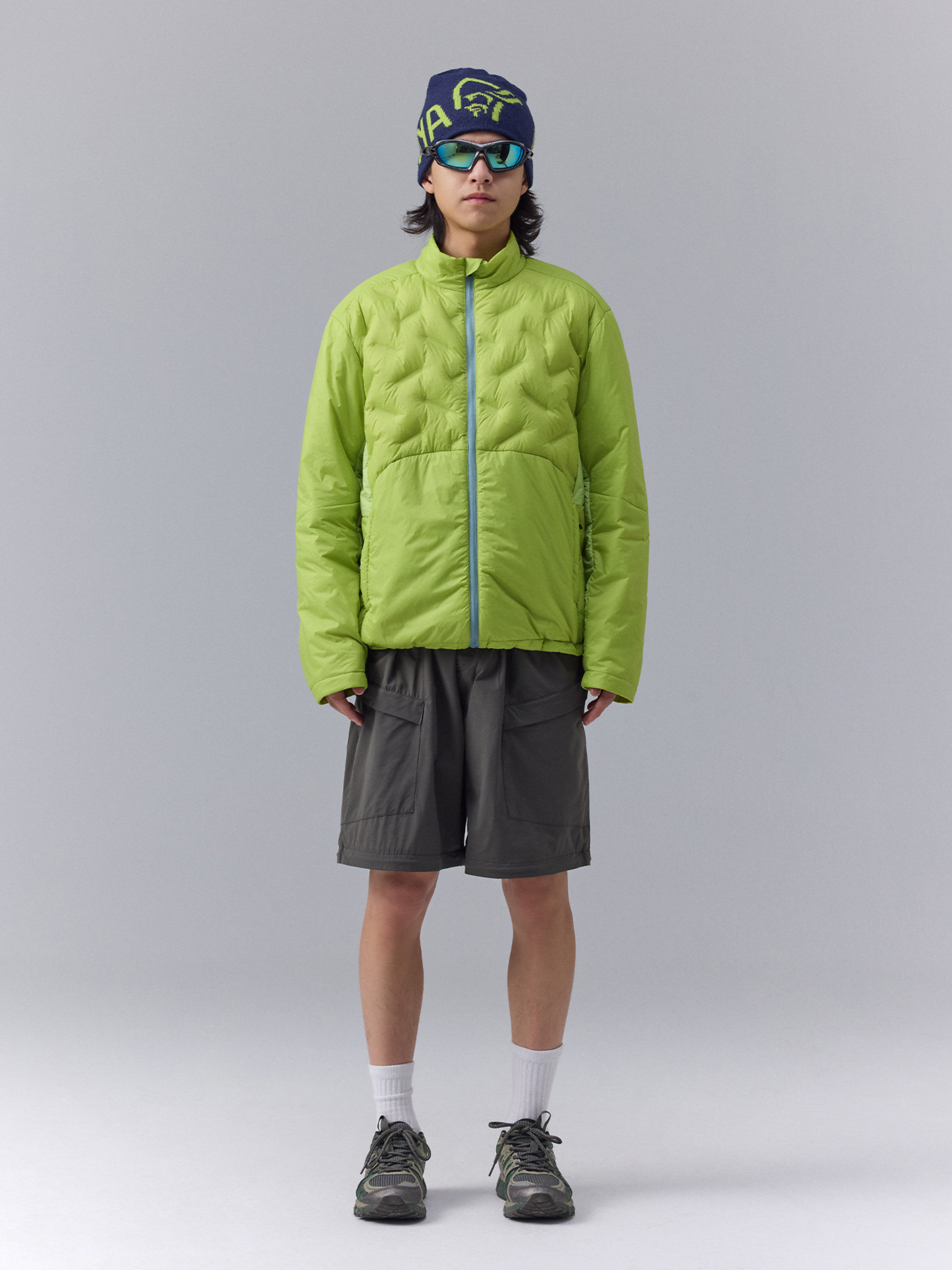 DryBench - Unisex Spliced Collar Outdoor Down Jacket