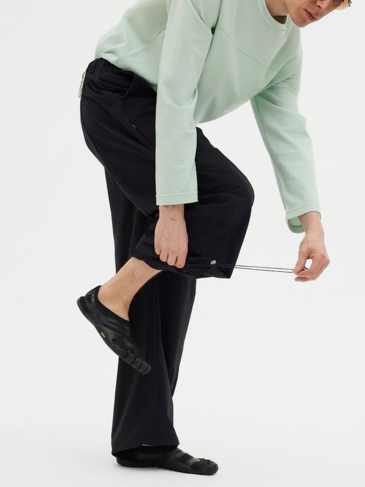 WrapMist - Breathable Cool-Touch Antibacterial Curved-Leg Utility Pants