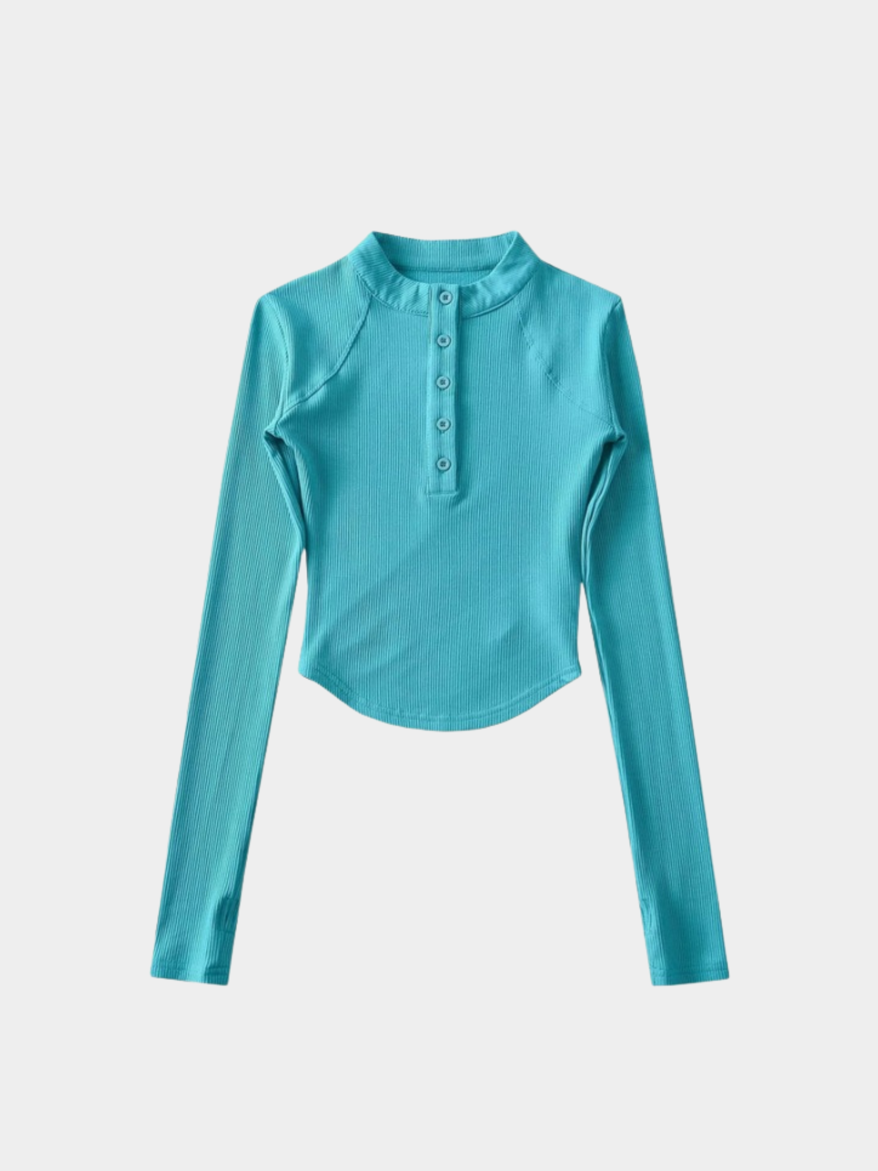 Canyonnest - Women's Fleece-Lined Curved-Hem Long Sleeve Top