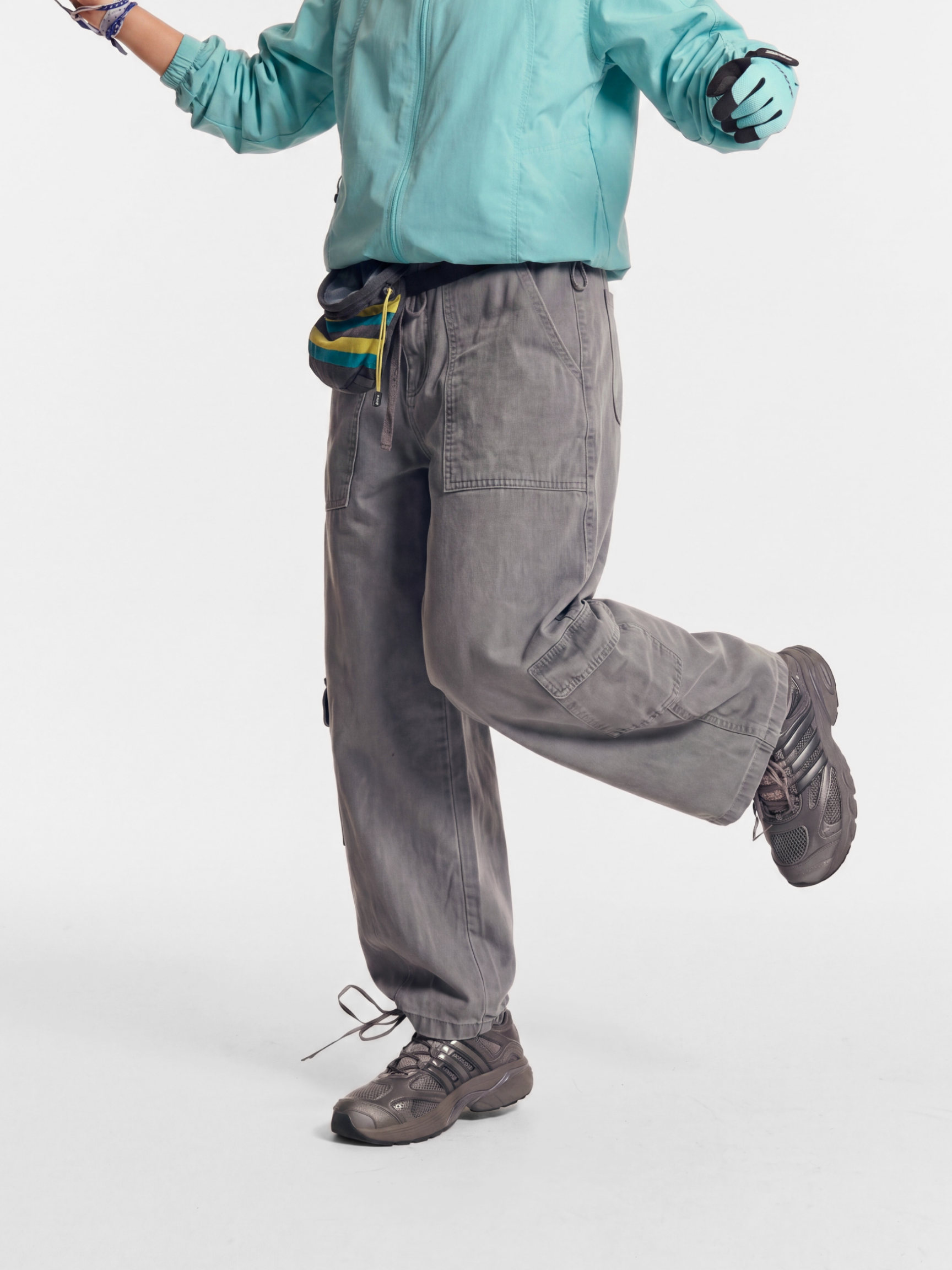 PaleStash - Unisex Breathable Large Pockets Parachute Pants
