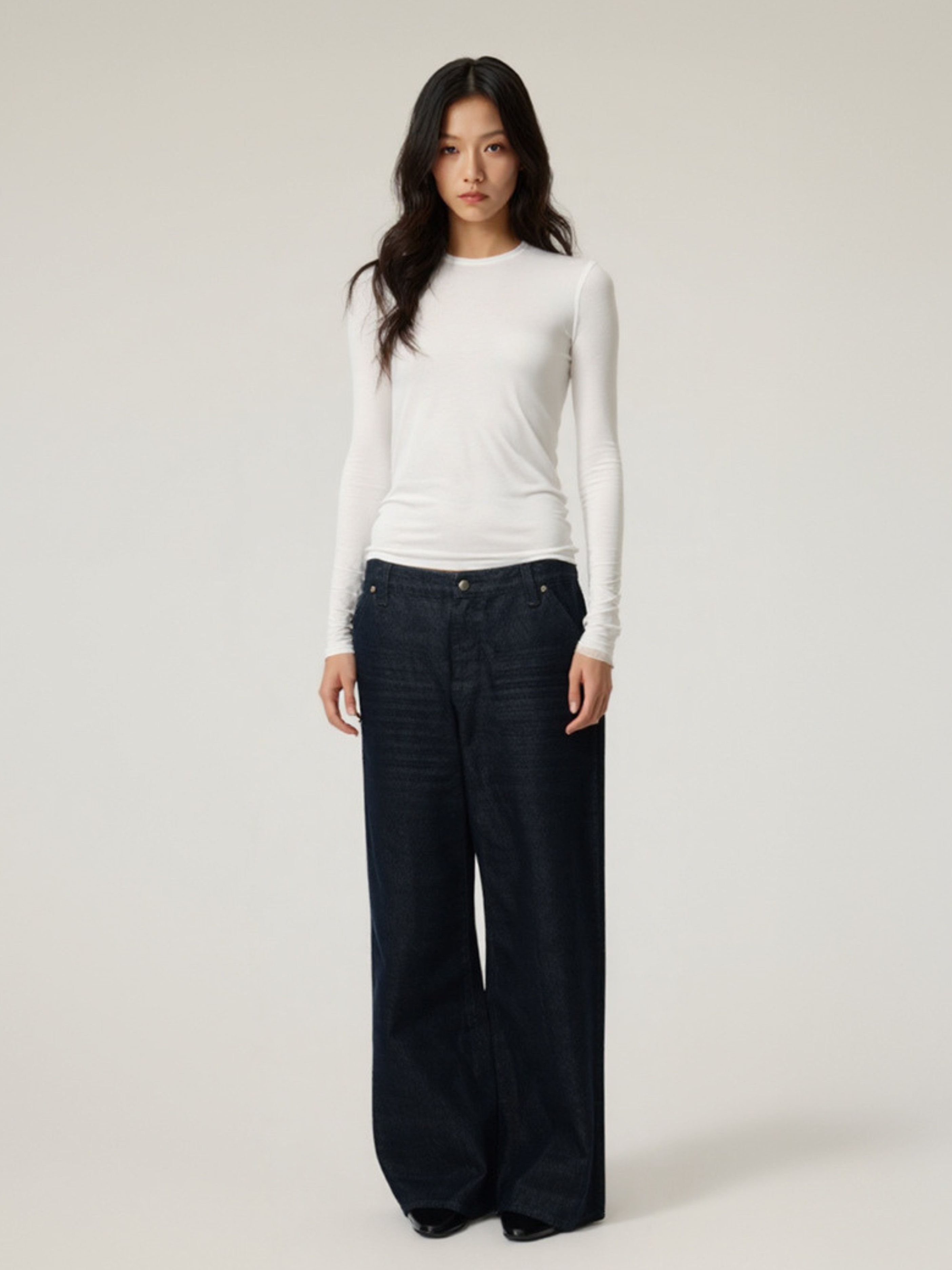 Boreal - Women's Tencel™ Wool Fitted Crew Neck Long Sleeve Top