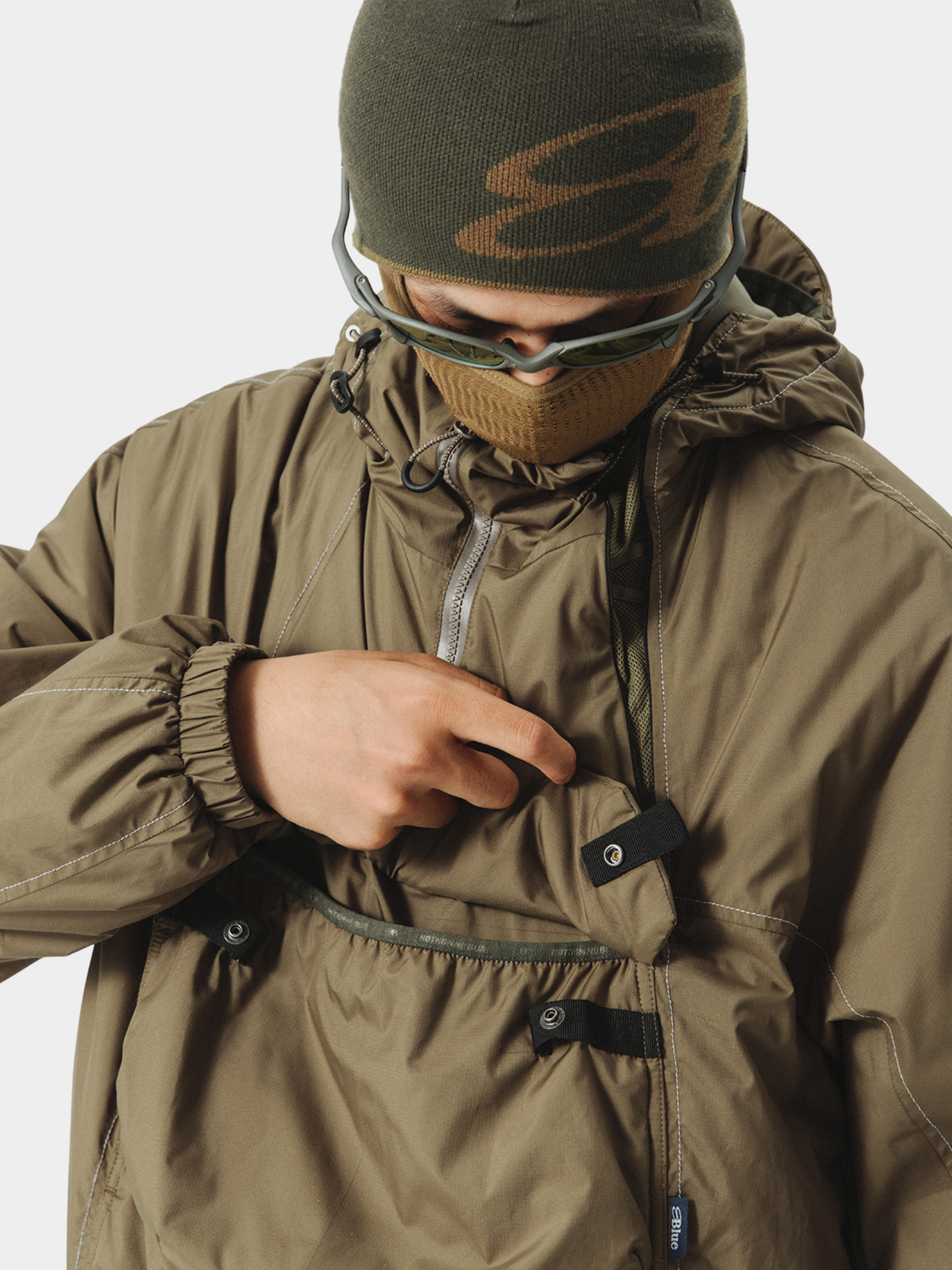 HeatWrap - Unisex Half-zip Primaloft Hooded Insulated Jacket GONGGAR SPORTS