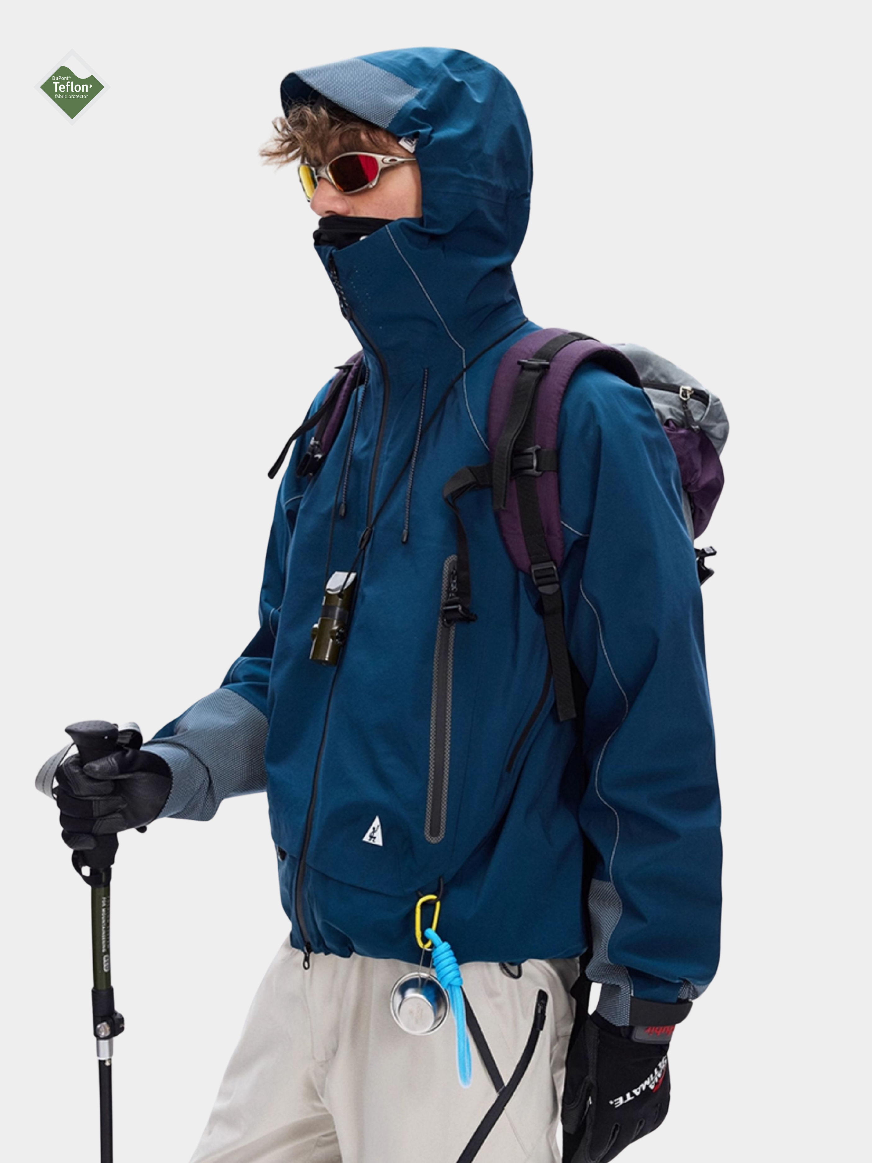 Steelcrest - Unisex Teflon™ 3-Proof Fabric Taped-Seam Hard Shell Jacket