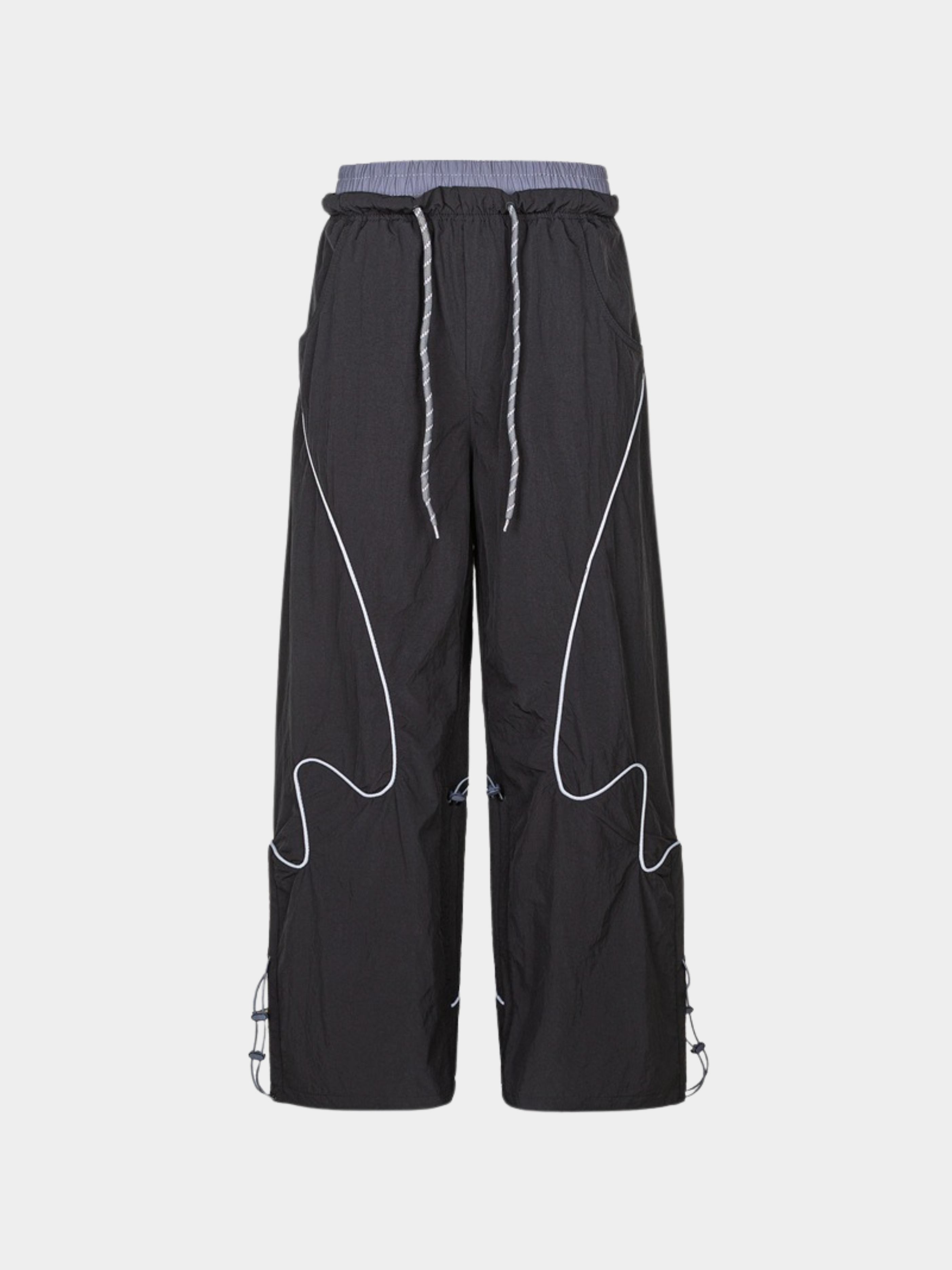 Bulwark - Women's Double-Waist Wide-Leg Parachute Pants