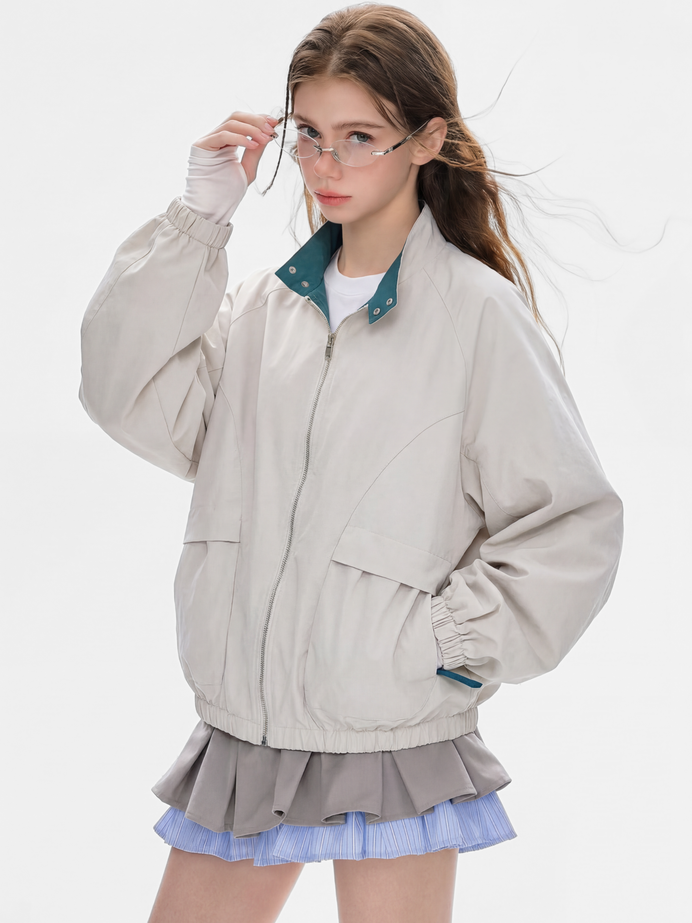 Fireecho - Unisex Windproof Stand-Collar Harrington Jacket