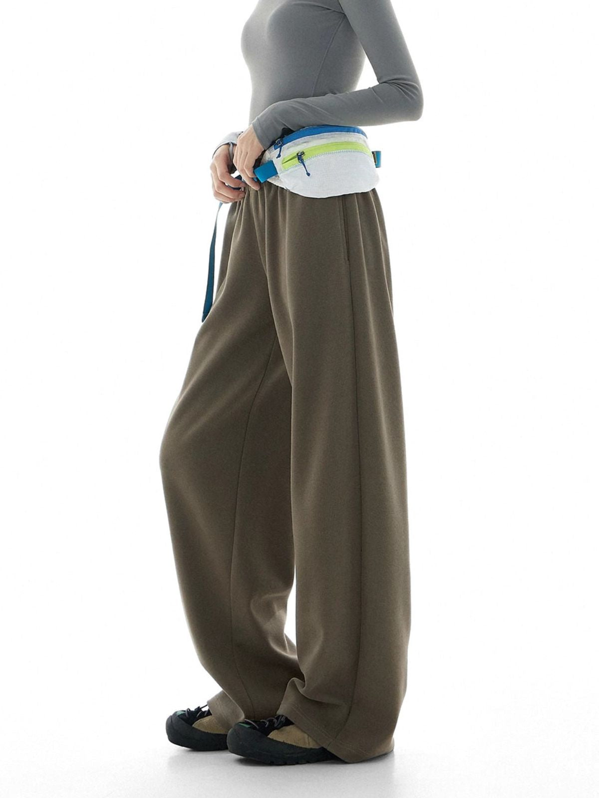 Nightsummit - Women's Soft & Smooth Draped Straight-Leg Sweatpants