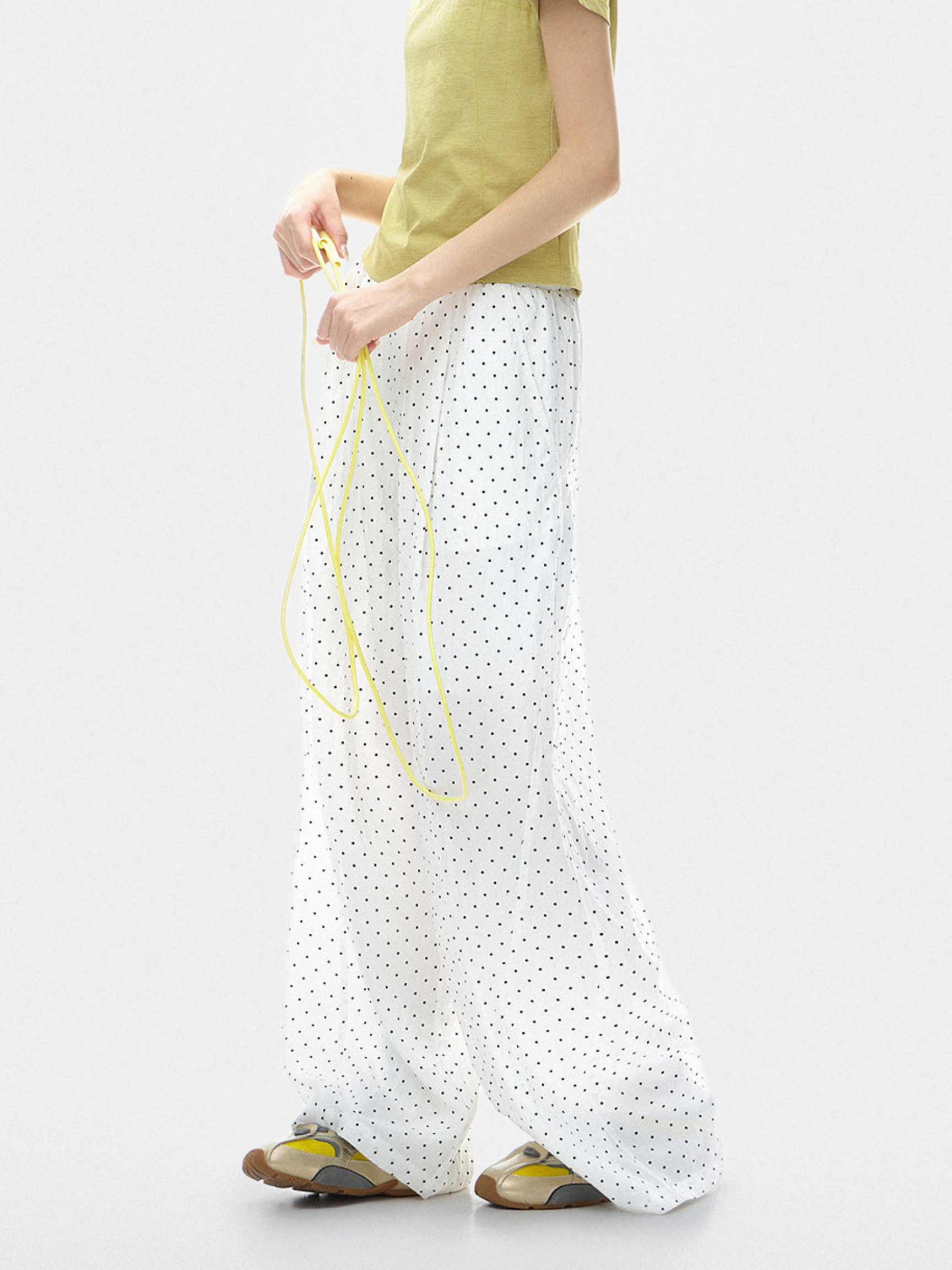 TwilightFit - Women's Polka Dot Lightweight & Breathable Athletic Pants
