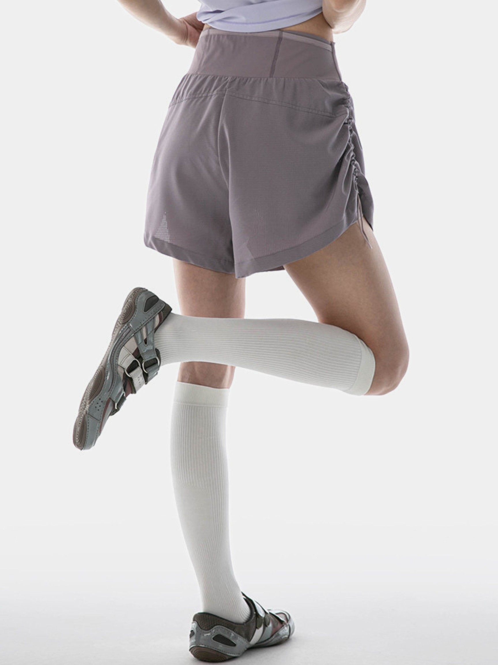 TailWind - Women's High-Waisted Quick-Dry Drawstring Shorts