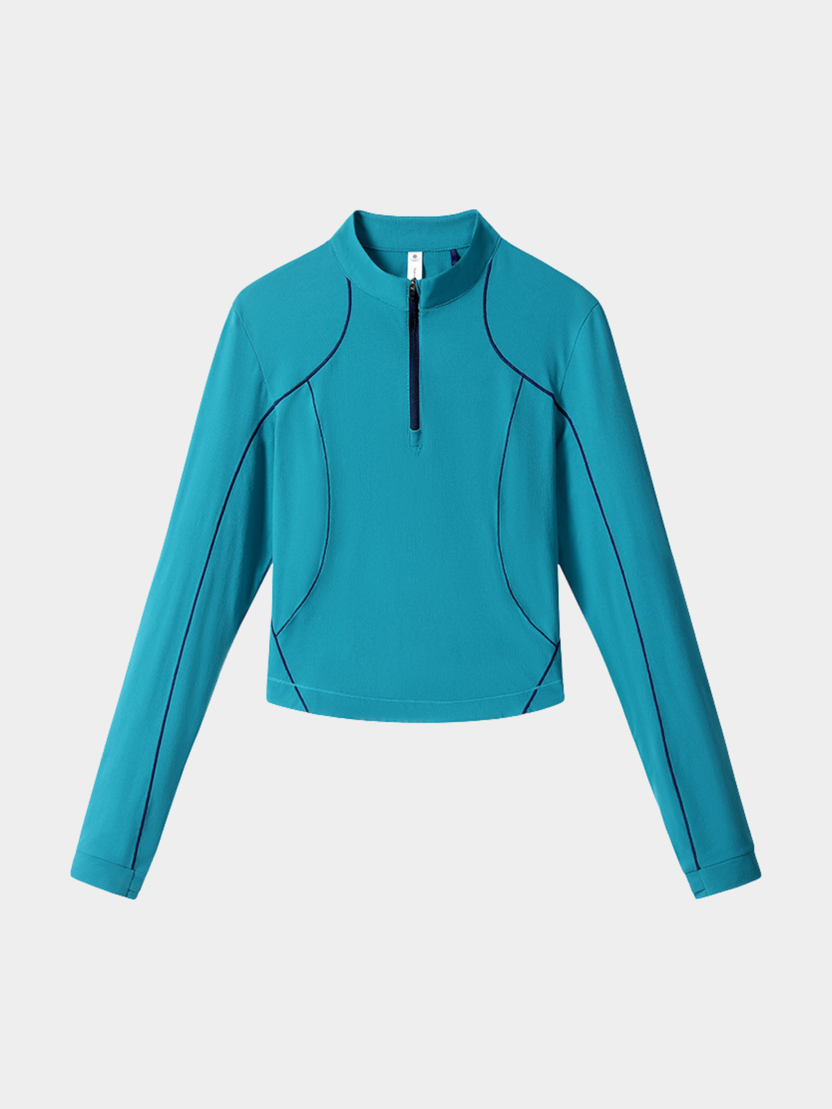 Frostthorn - Women's Half-Zip Mock Neck Yoga & Training Long Sleeve Tee