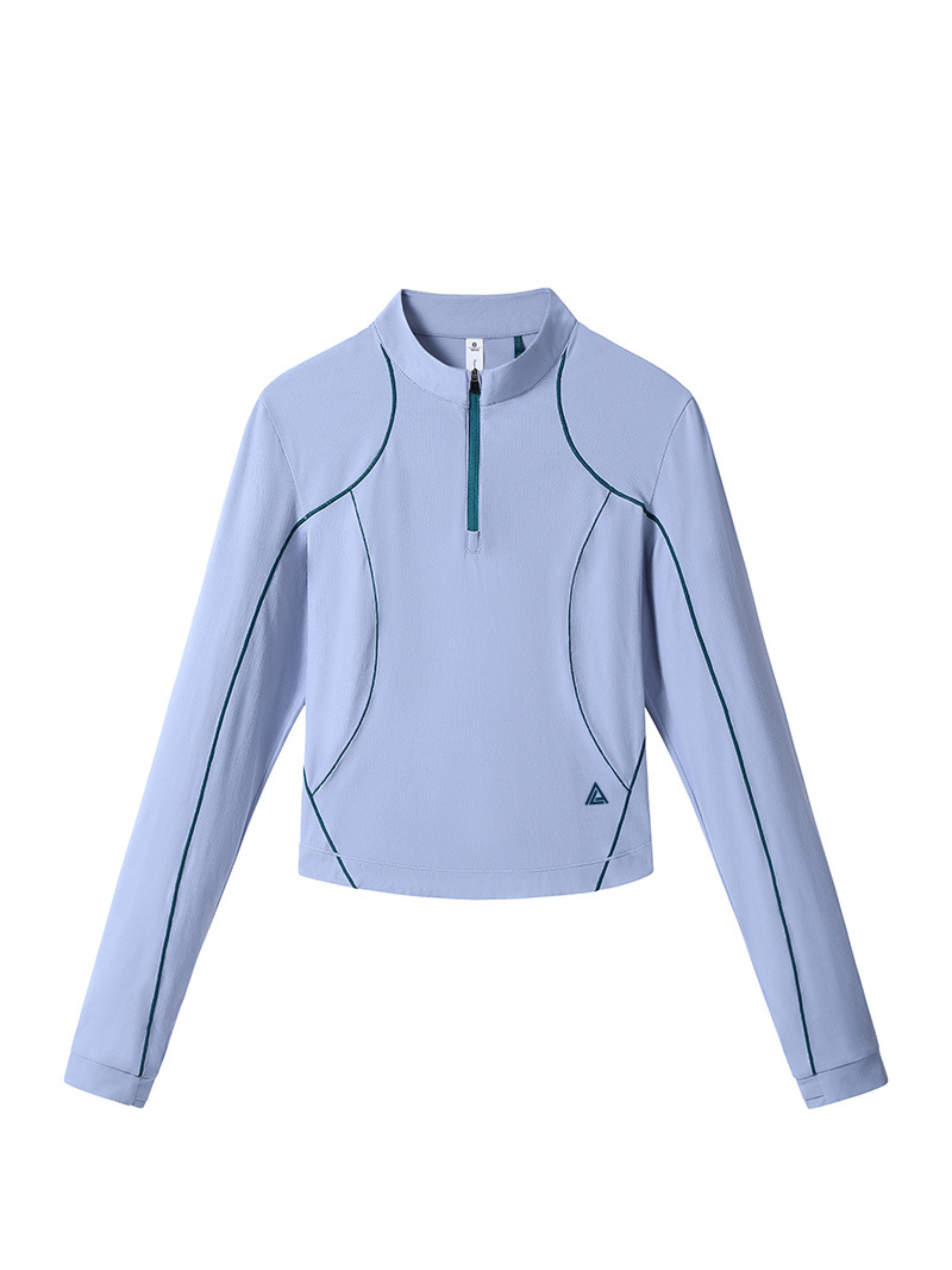 Frostthorn - Women's Half-Zip Mock Neck Yoga & Training Long Sleeve Tee