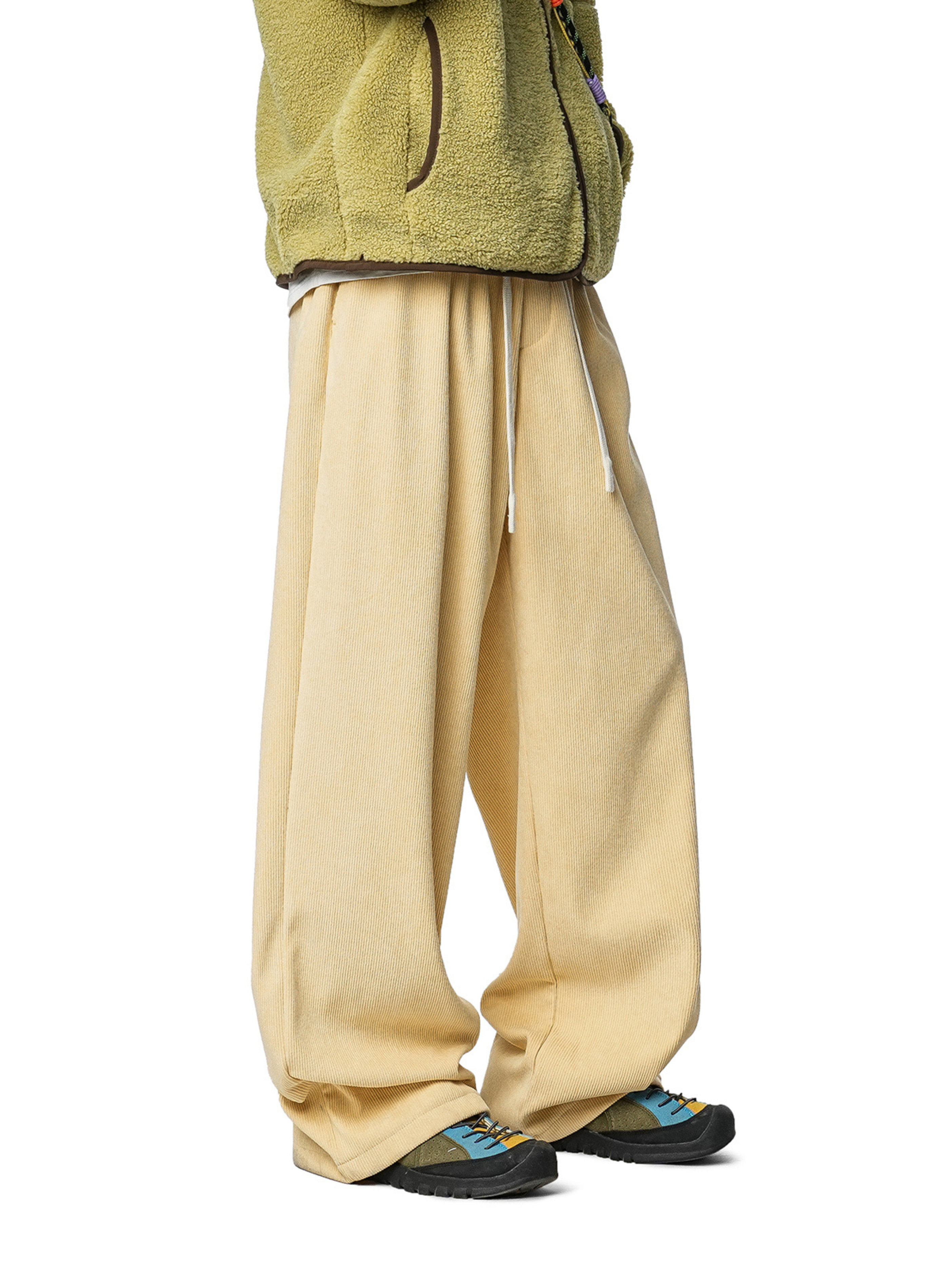 Shadewood - Women's Loose-Fit Corduroy Straight Pants