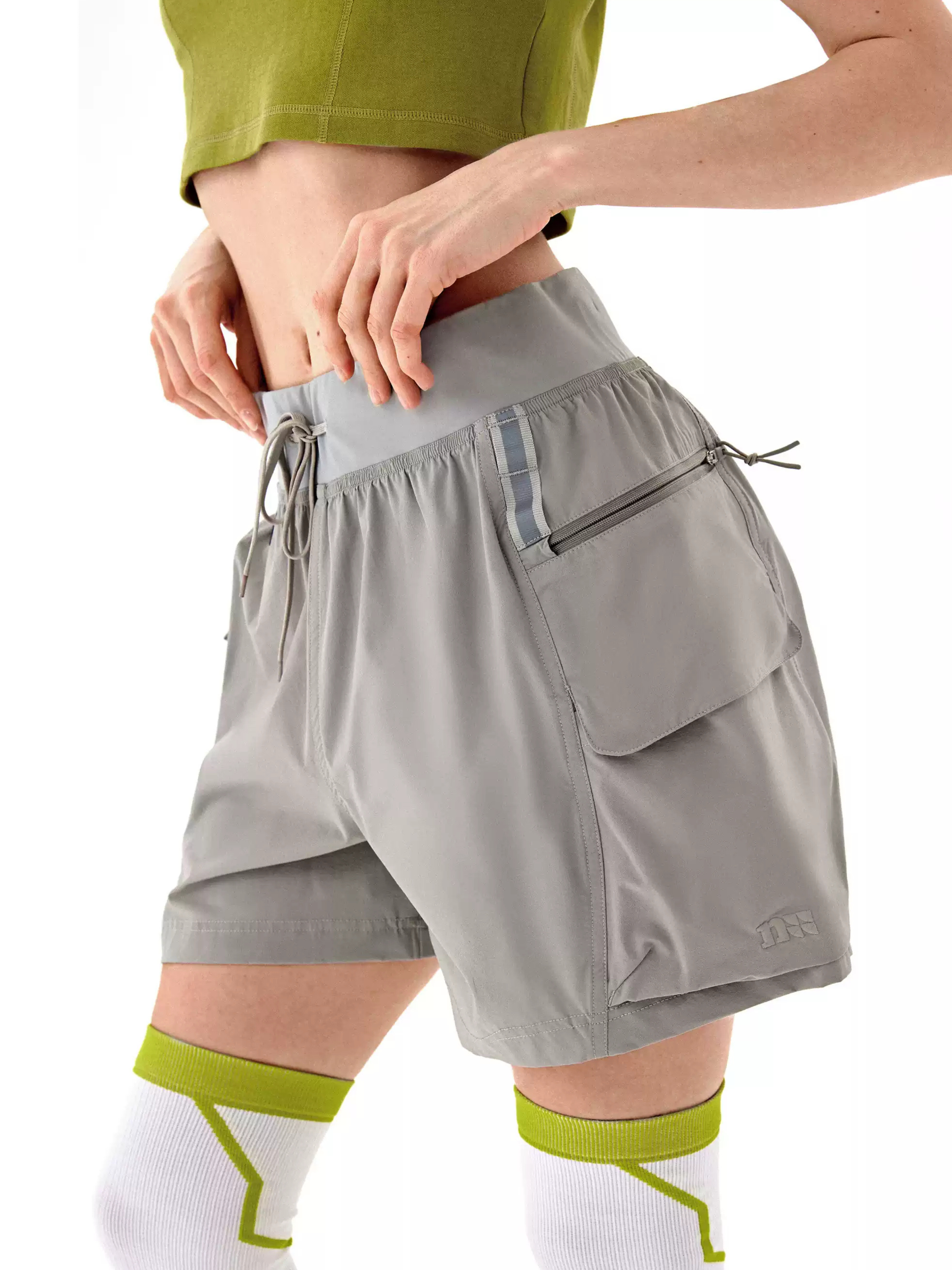 Cougarnest - Women's Drawstring Reflective Quick-Dry Shorts