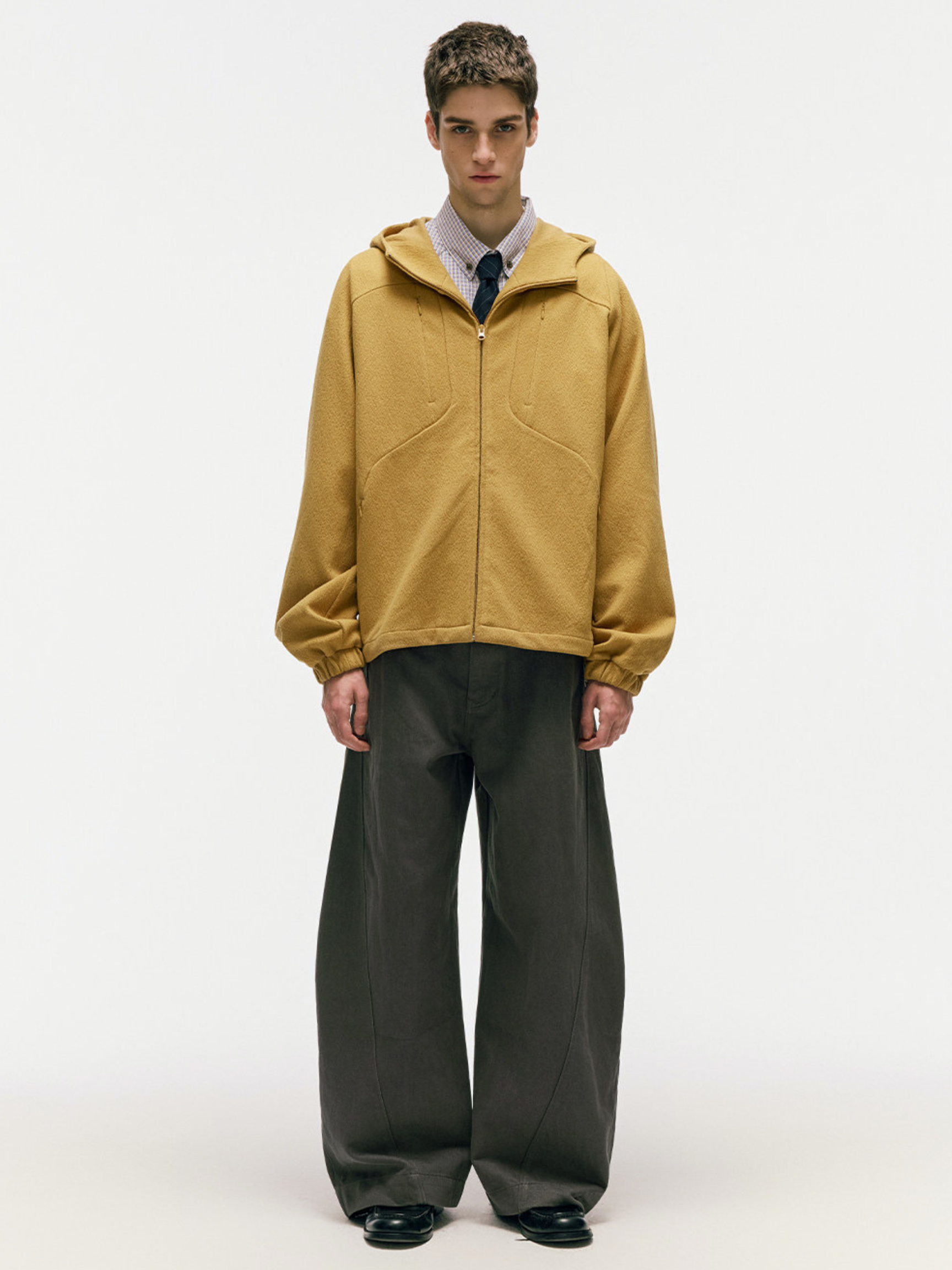 SandDune - Pleated Curved-Leg Utility Pants