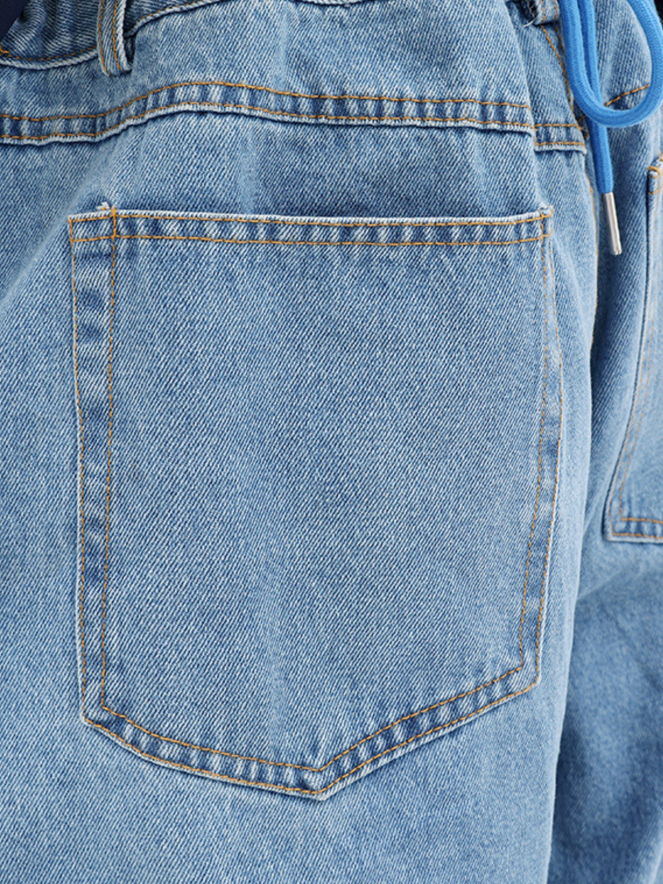 ThornLife - Women‘s Zip-Panel Color-Block Denim Jeans