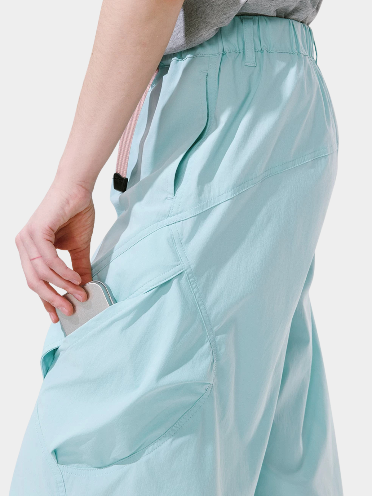 FoldDraw - Unisex Quick-Dry Adjustable Pleated Lightweight Cropped Pants