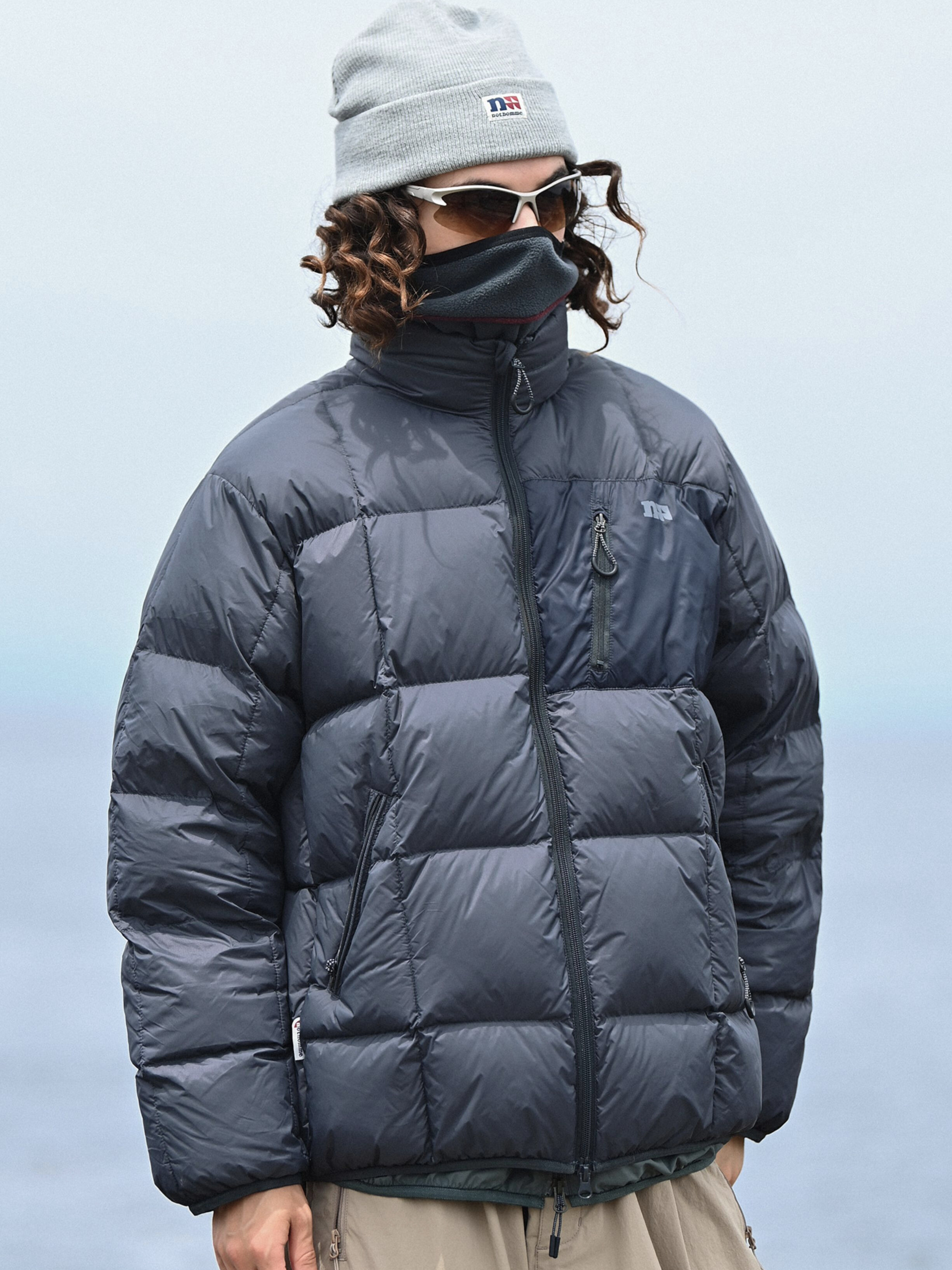 Wildthorn - Unisex 800FP 90% White Duck Down Tri-Proof Colorblock Jacket