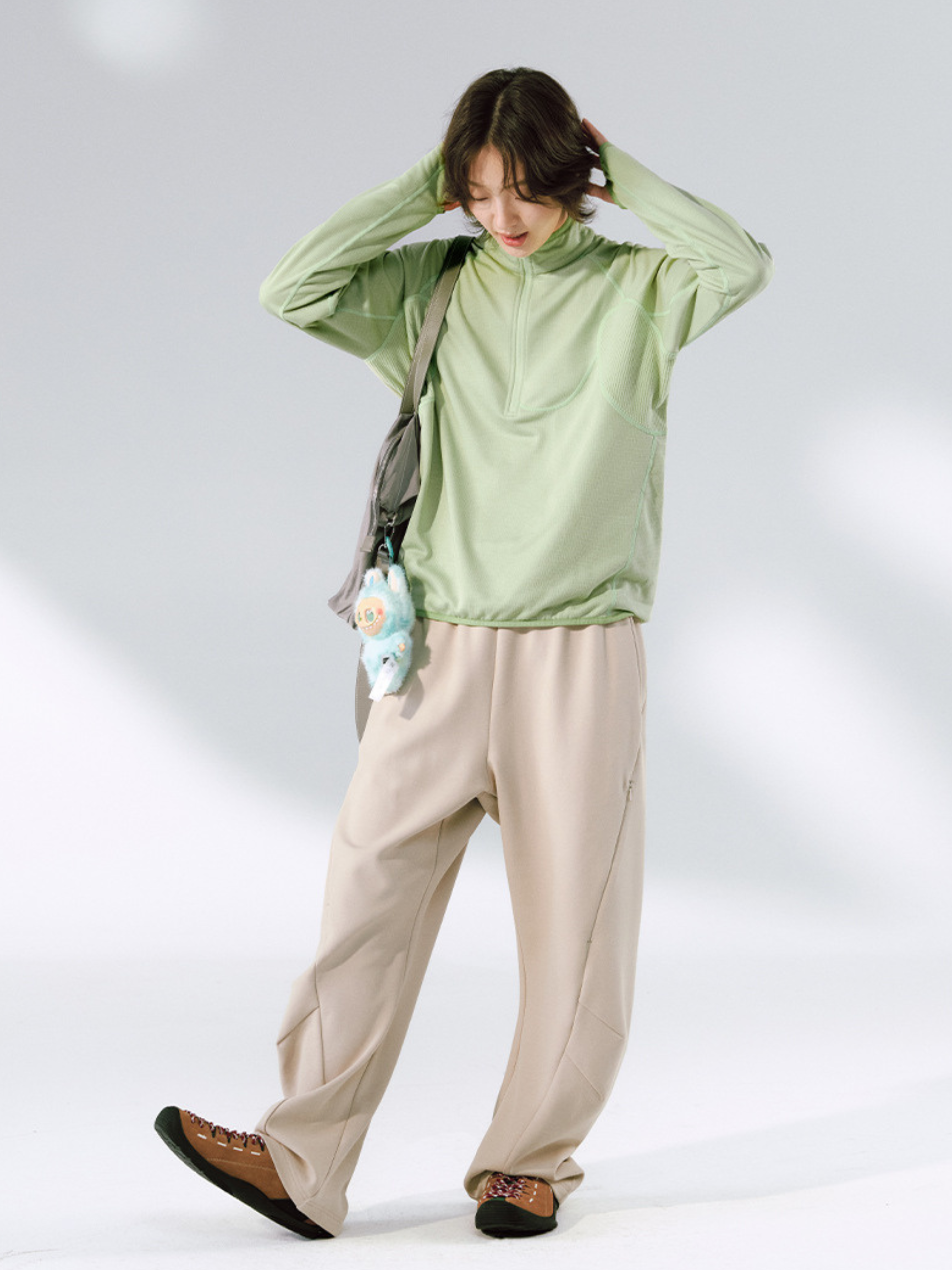 Shadowfern - Lightweight Thermal Half-Zip Sweatshirt