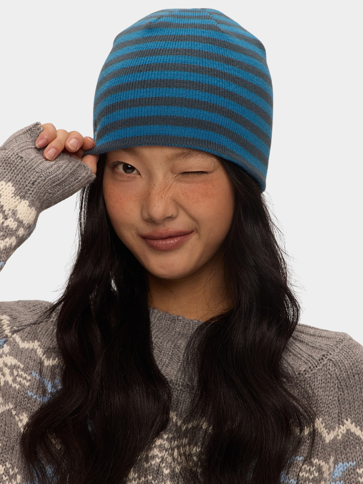 CozyMist - Lightweight Warm Embroidered Knit Beanie