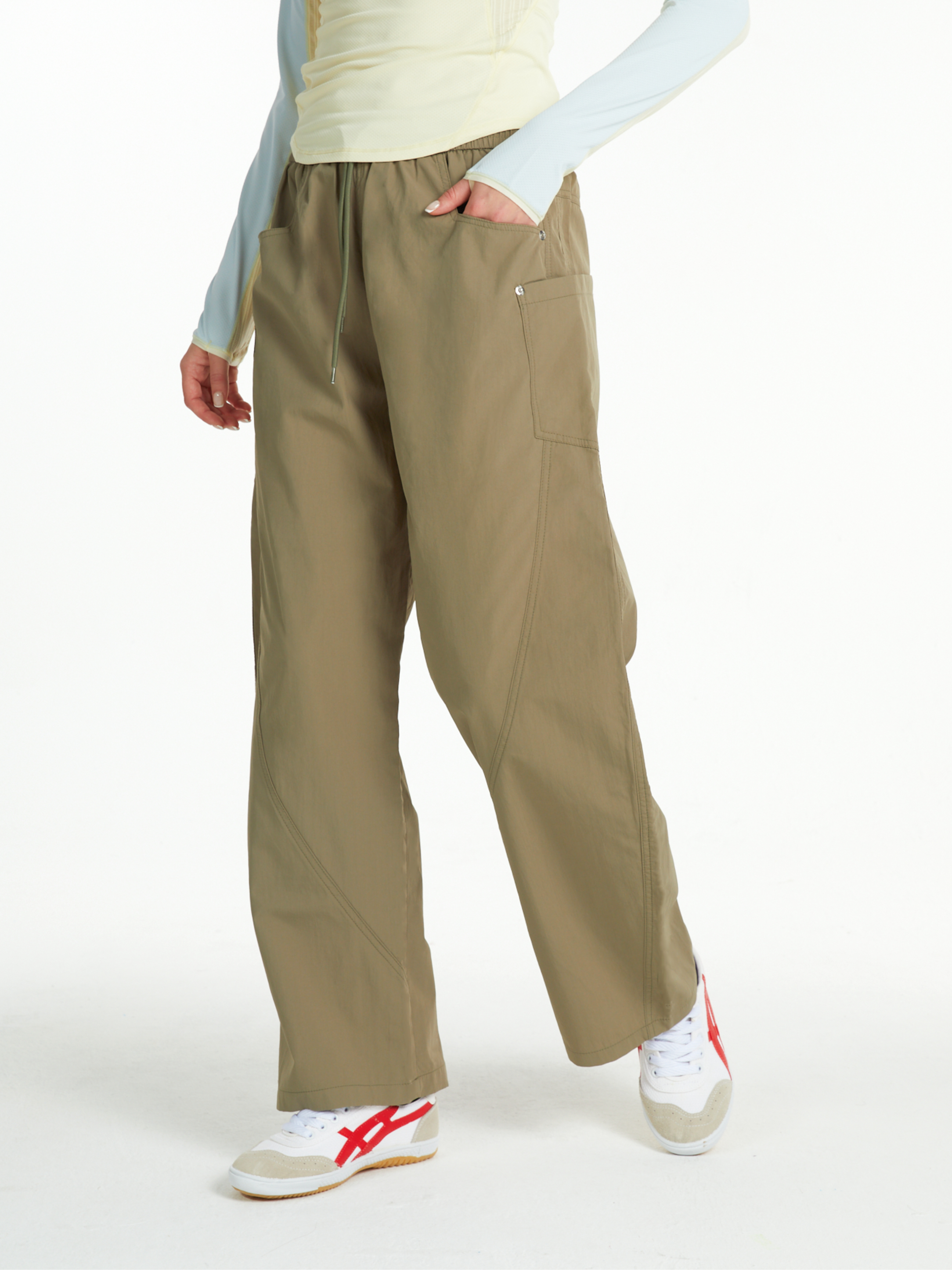 Rocky - Women's Multi-Pocket Loose Straight Scimitar Pants