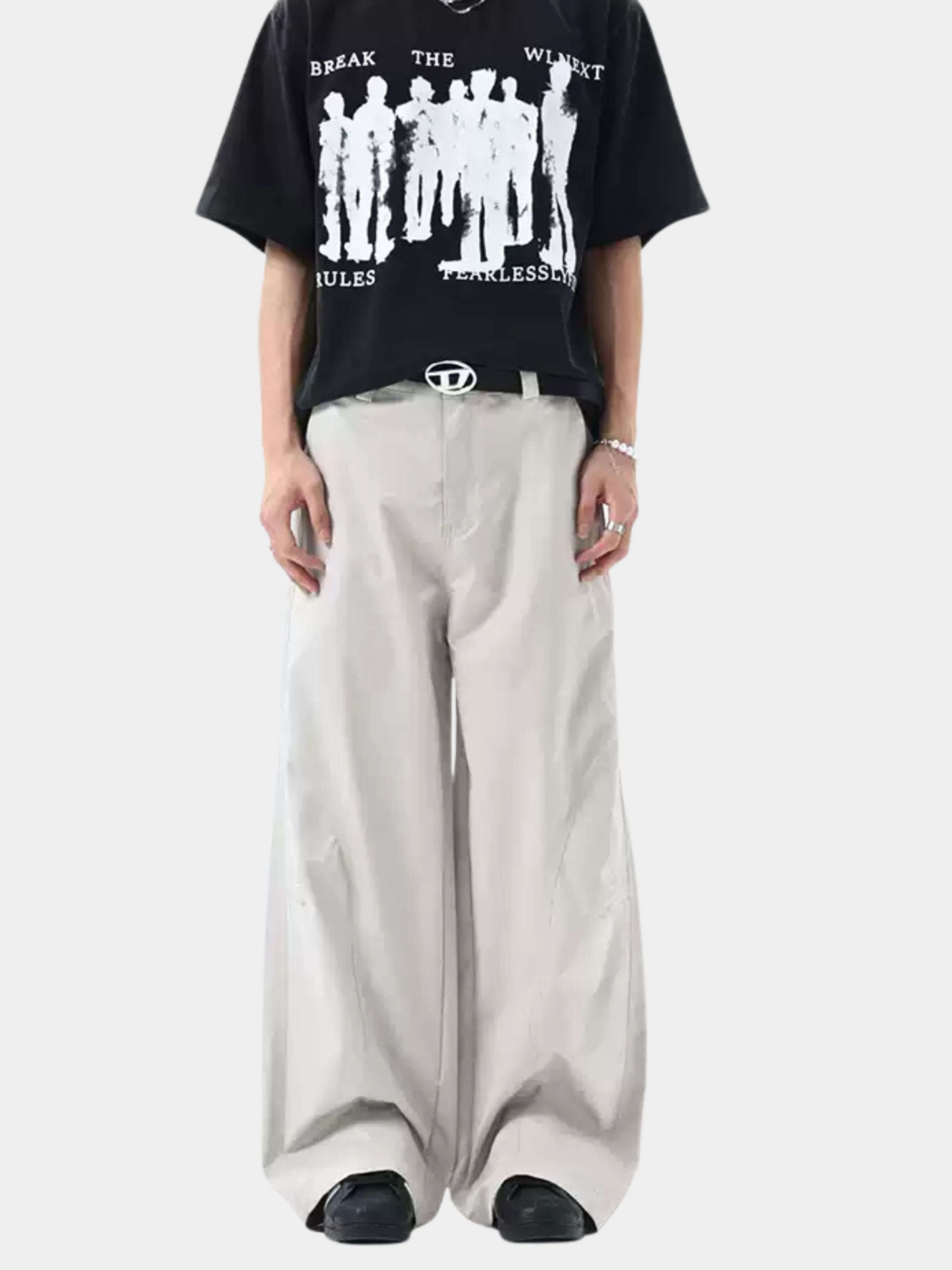 FireJet - Men's Loose Wide-Leg Paratrooper Pants